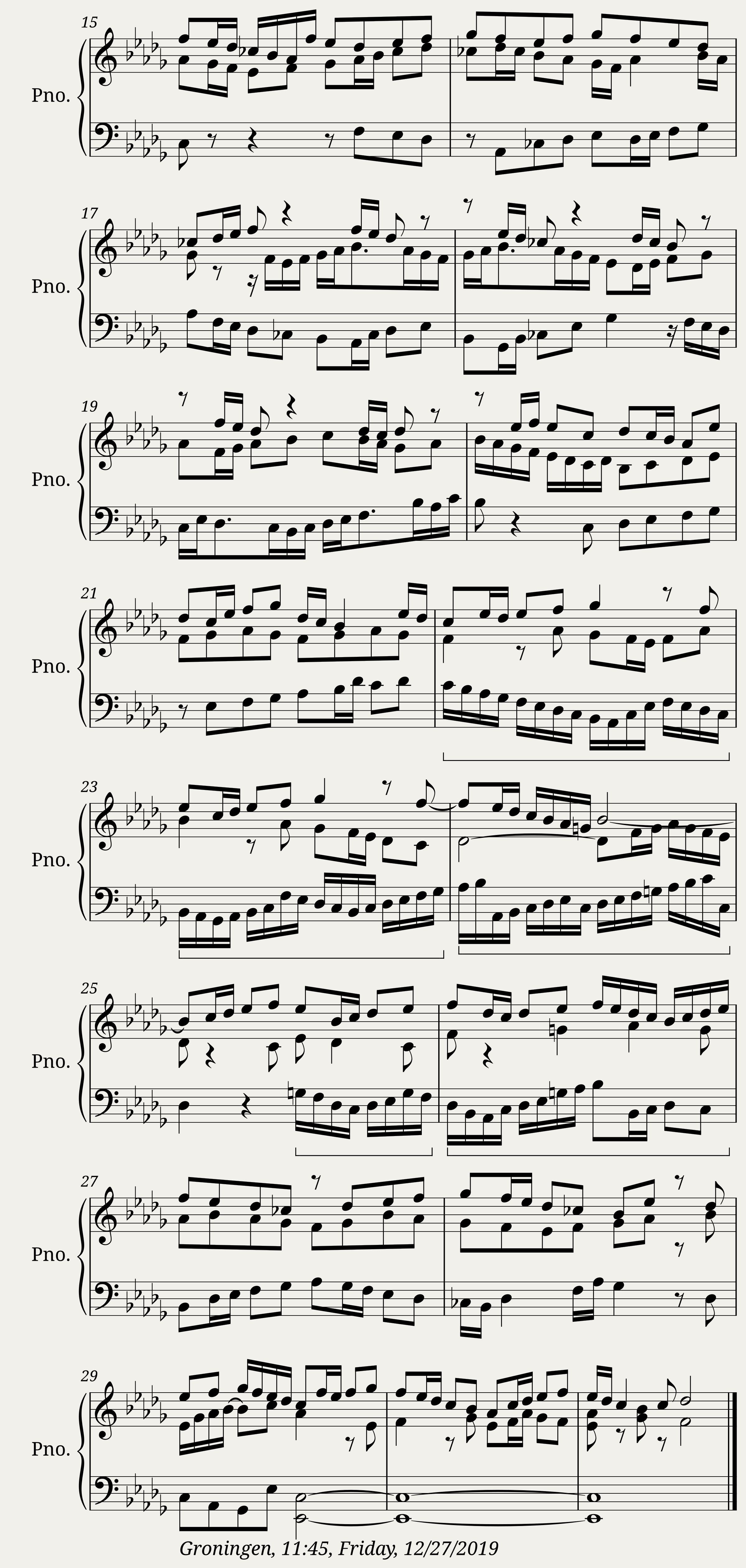 Op.2549 æãåªããæµã_A Gentle Flow in the Morning — 2/2