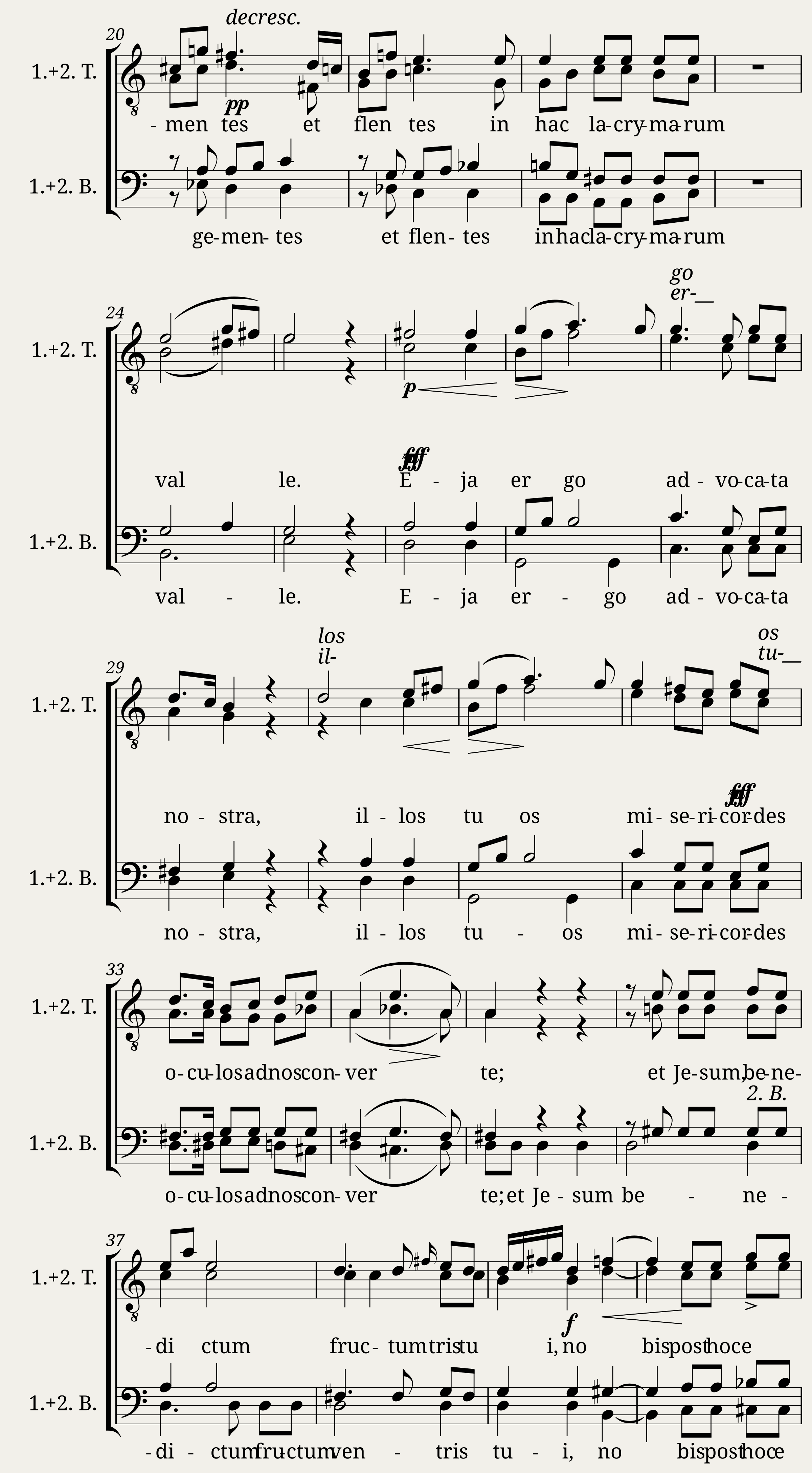 Salve Regina D. 811 (Op. 149) one of several settings - Franz Schubert — 2/6