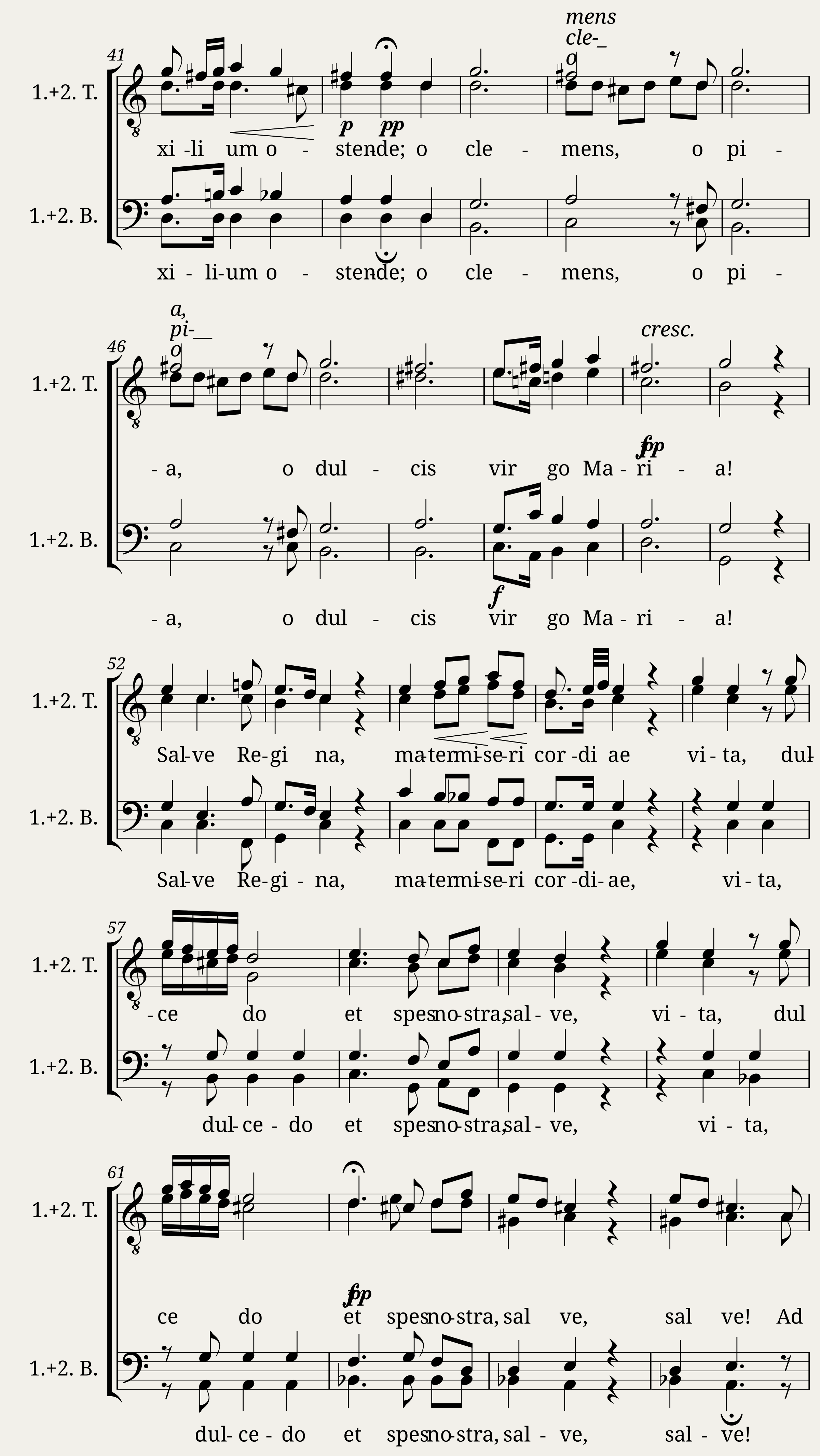 Salve Regina D. 811 (Op. 149) one of several settings - Franz Schubert — 3/6