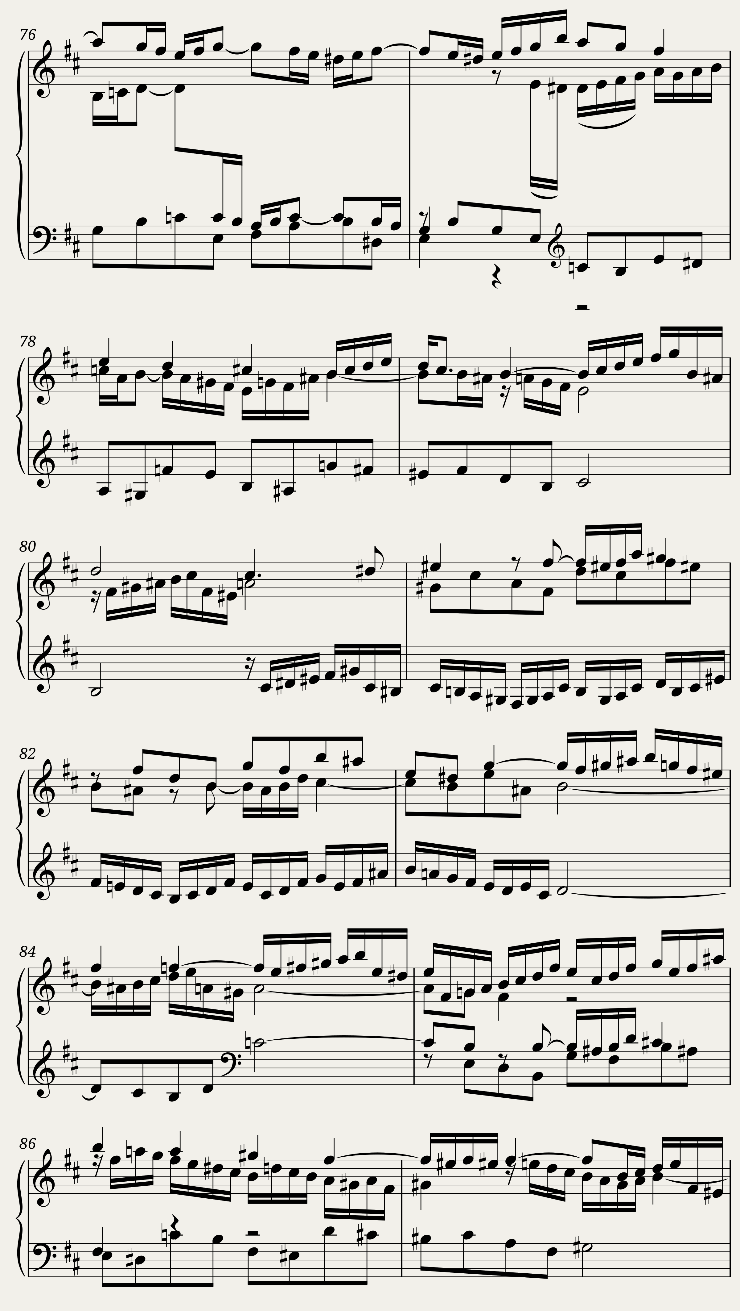 Prelude and Fugue 24 - OpenWTC — 5/7