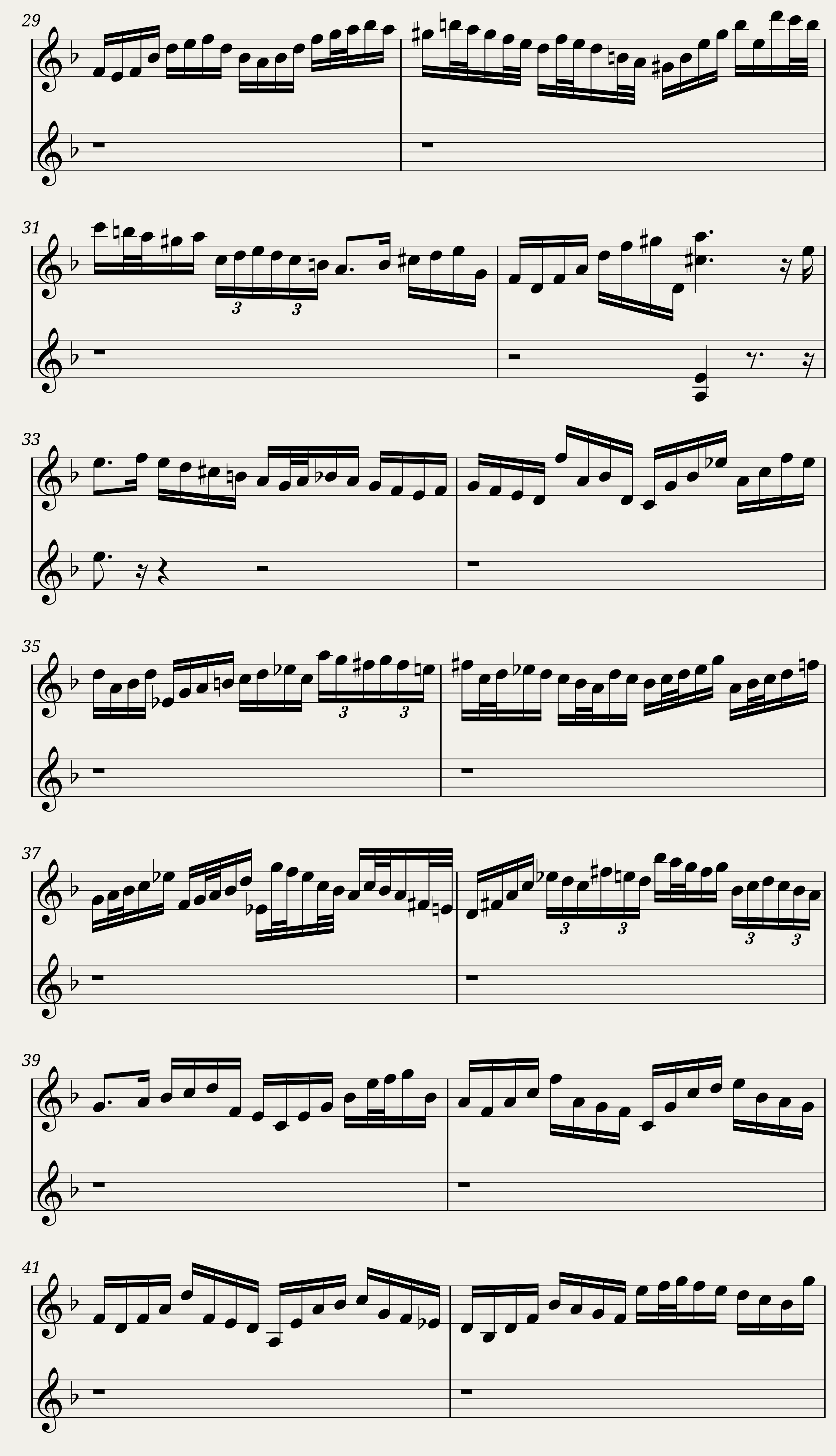 Brandenburgisches Konzert Nr 3 in G Dur 1er Satz Allegro BWV 1048 — 3/4