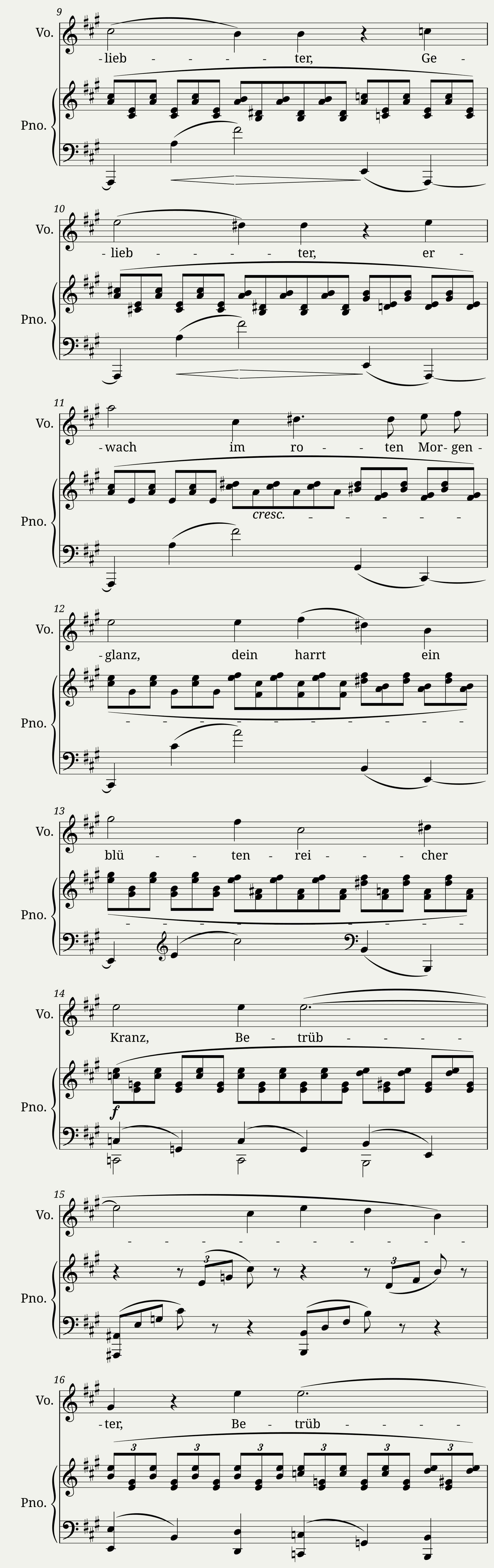 Frühlingstrost — 2/9