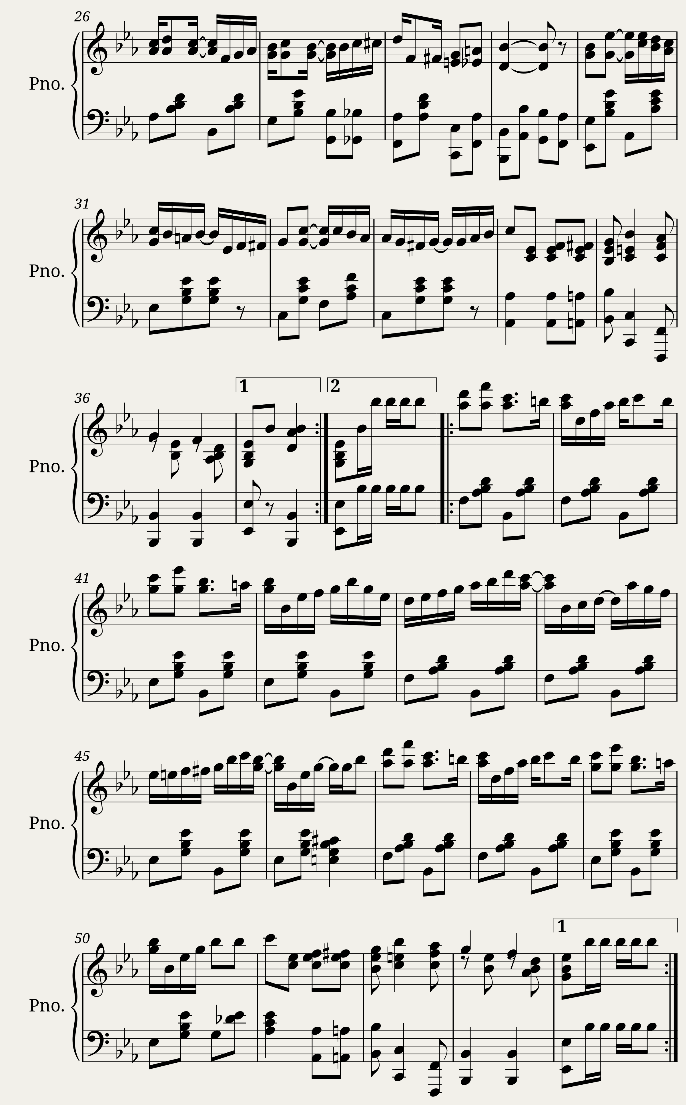 Clair De Lune (in Bb) for Unaccompanied flute — 2/2