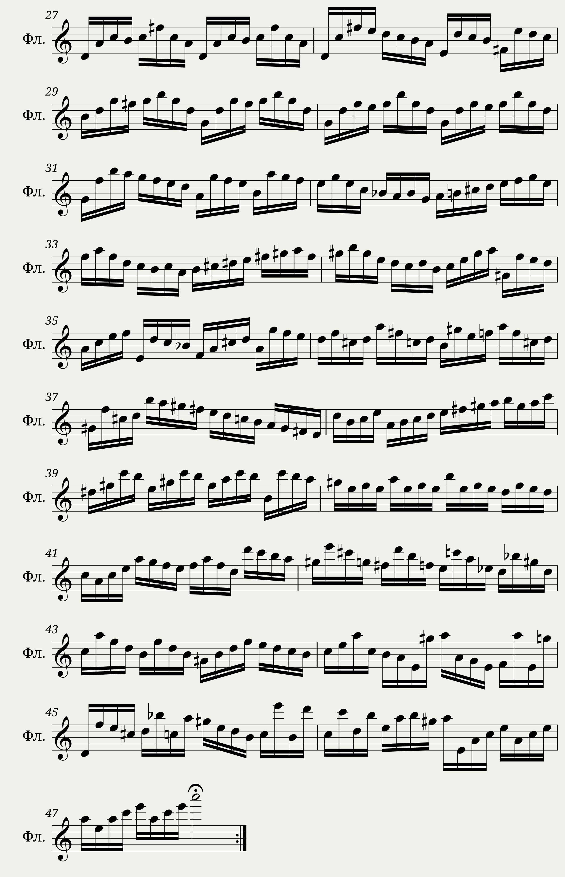 Partita in A minor, BWV 1013 — 2/2