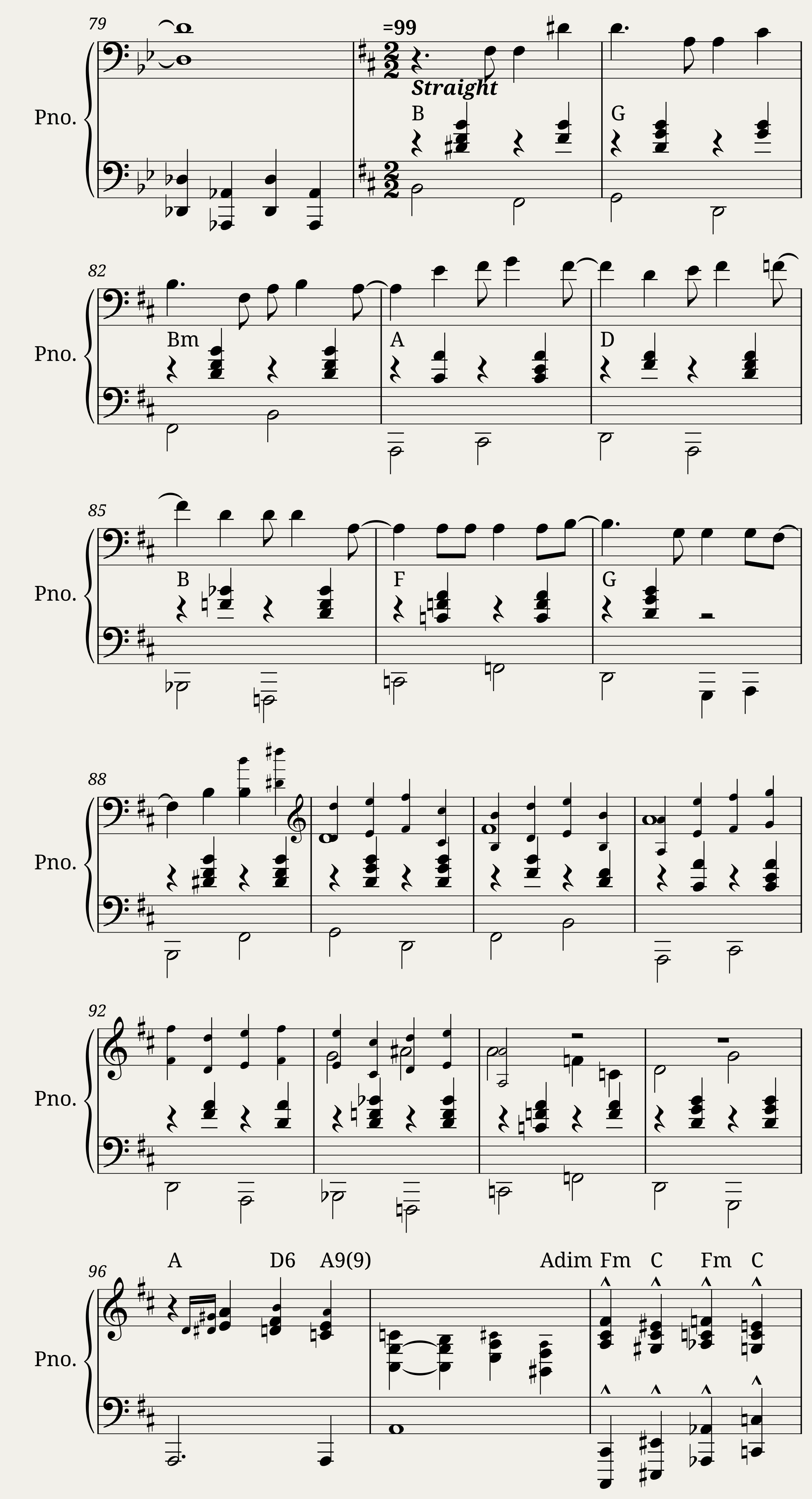 Cardiacs - Tarred and Feathered (for solo piano) — 6/8