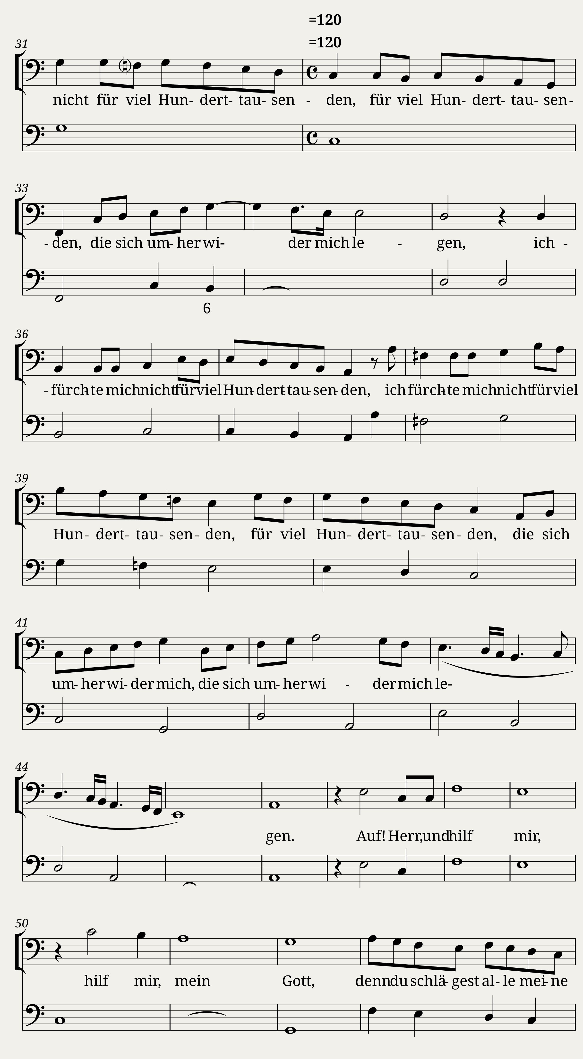 Ich liege und schlafe SWV 310 - Heinrich Schütz — 2/3