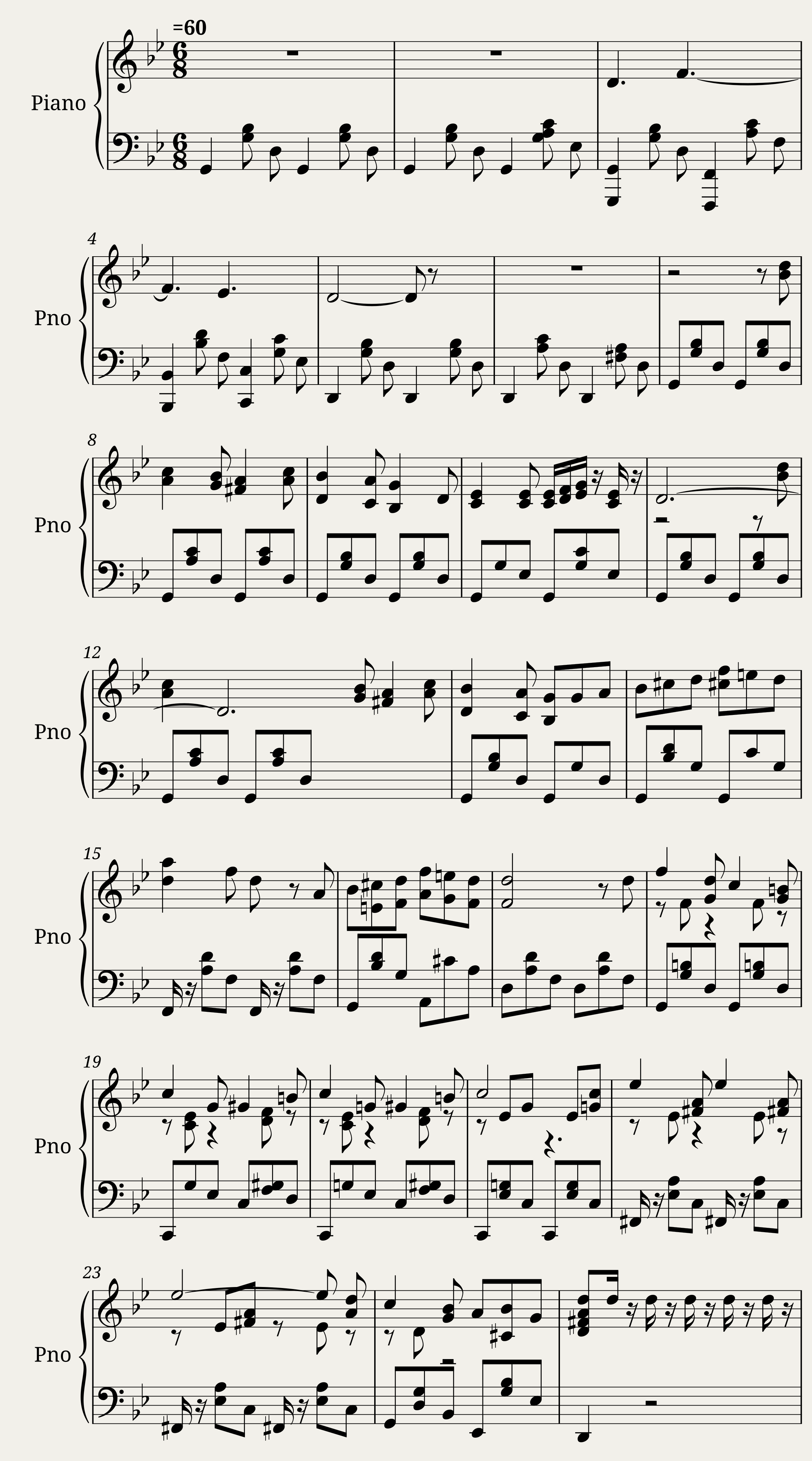 Lieder ohne Worte: Venetianisches Gondellied, Op.19 No.6 — 1/2