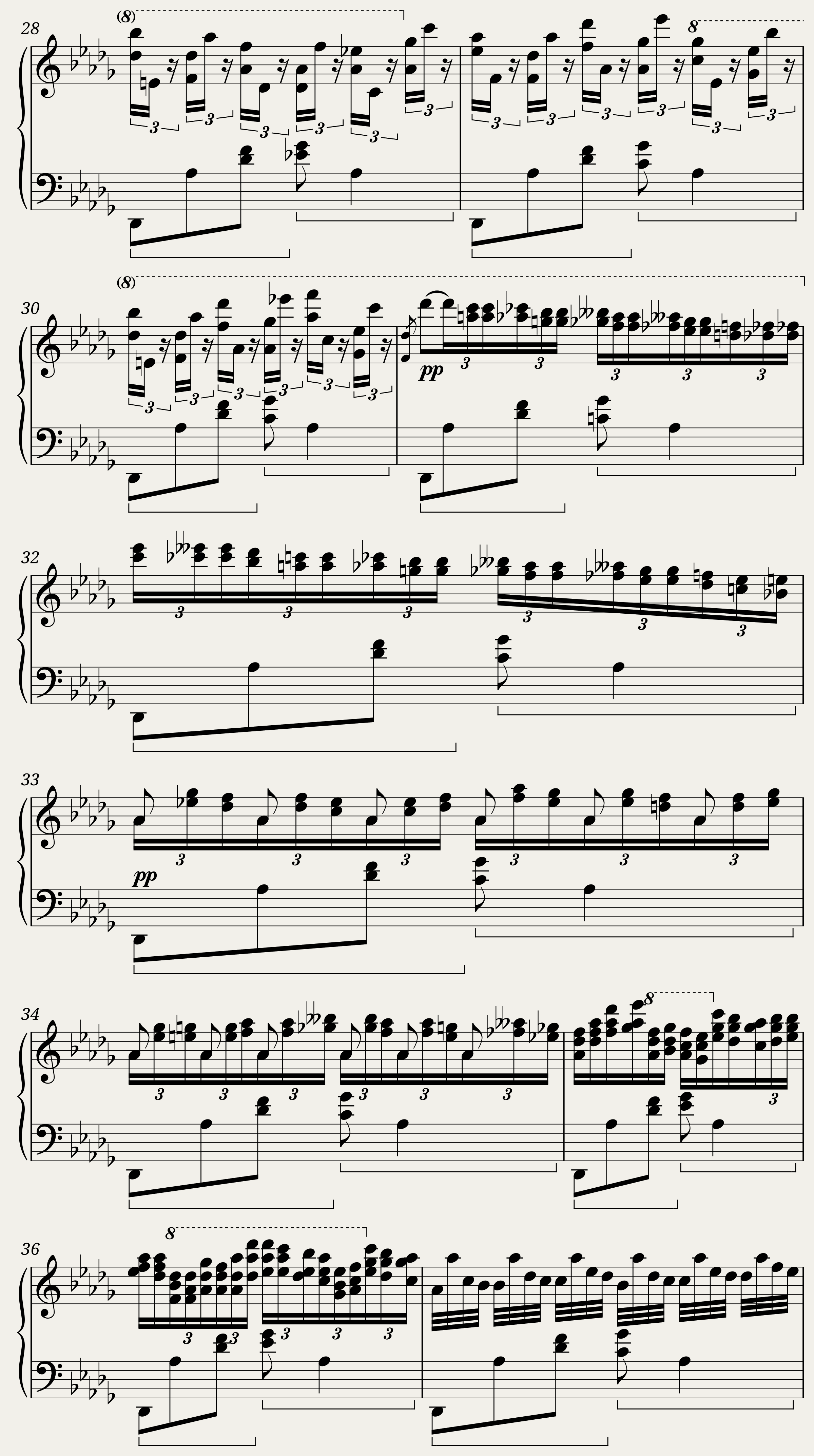 Chopin Berceuse (Cradle Song) Piano solo — 3/6