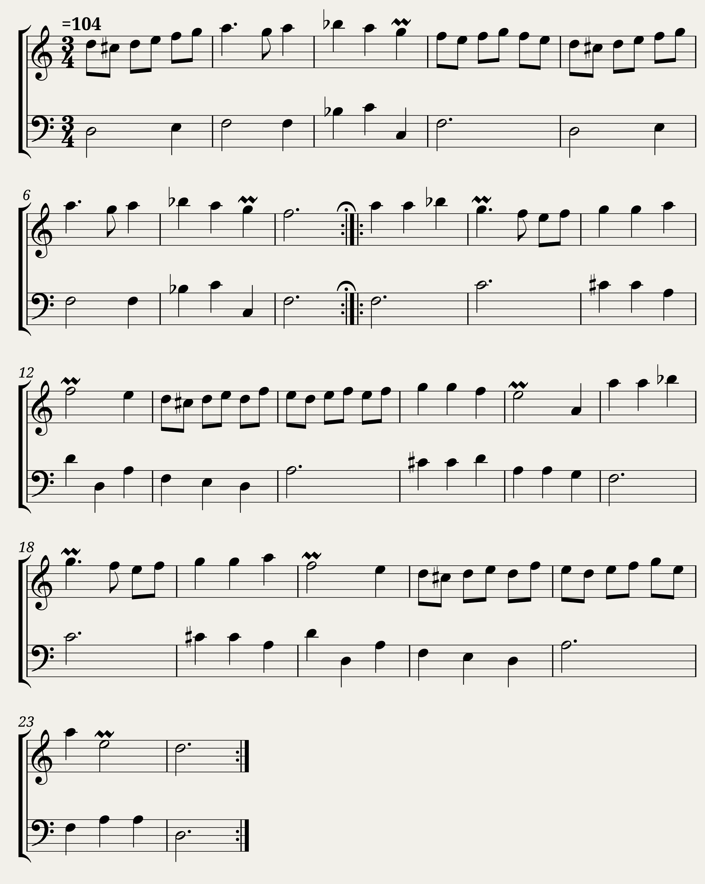 Menuet a quater / Menuet à quatre (HS.dGJ.030)