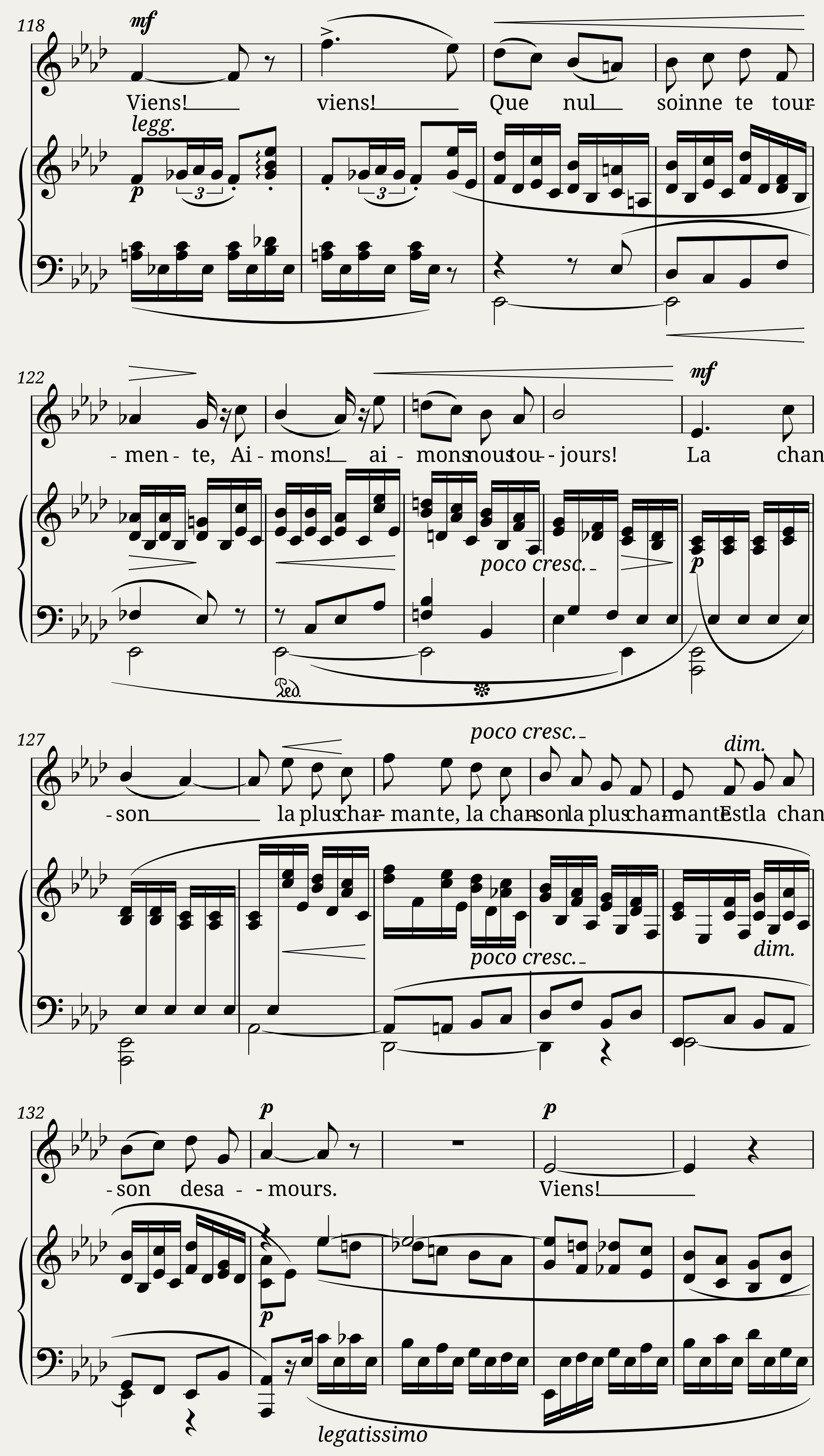 J’aime l’amour — 6/6