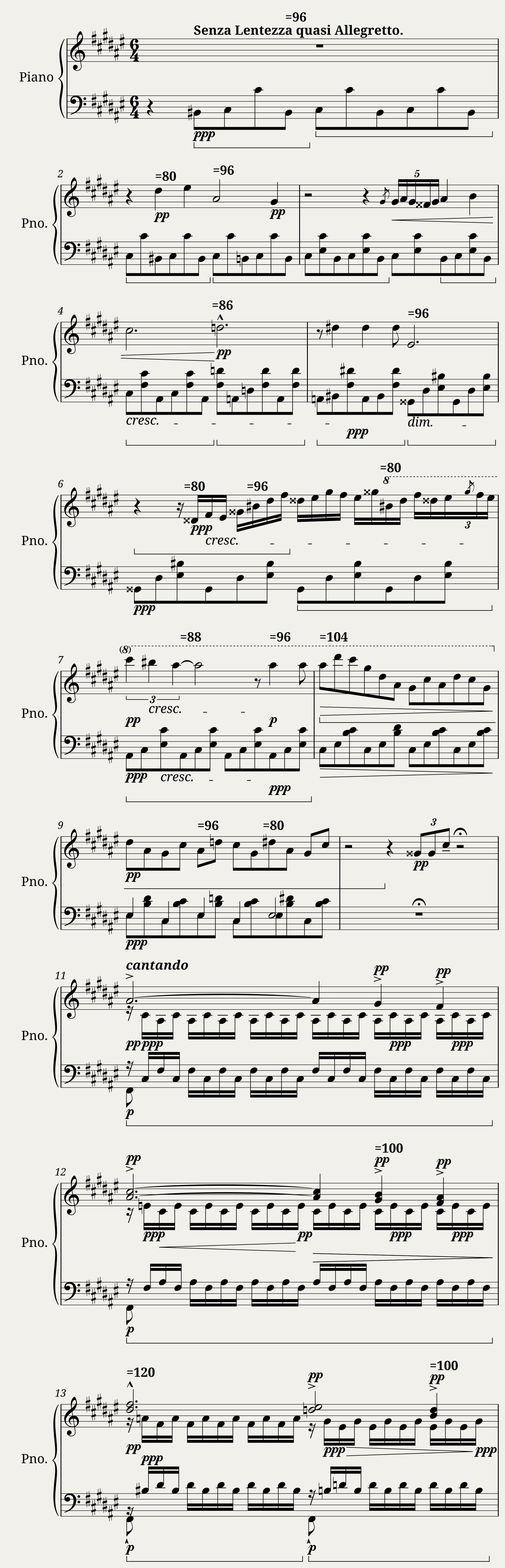 Liszt Apparitions - No. 1 — 1/10
