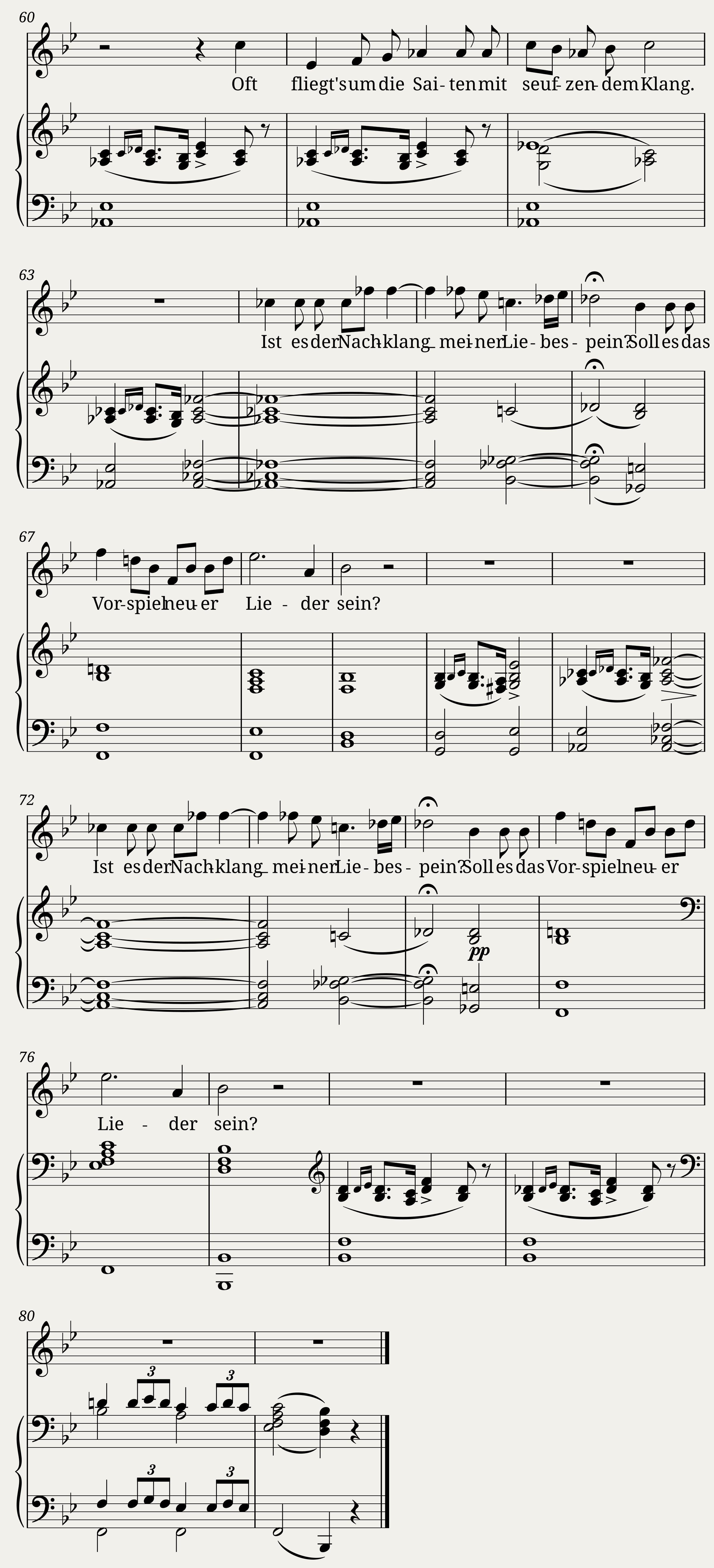 Schubert Franz - Die schöne Müllerin (D.795) No.12 - Pause — 3/3