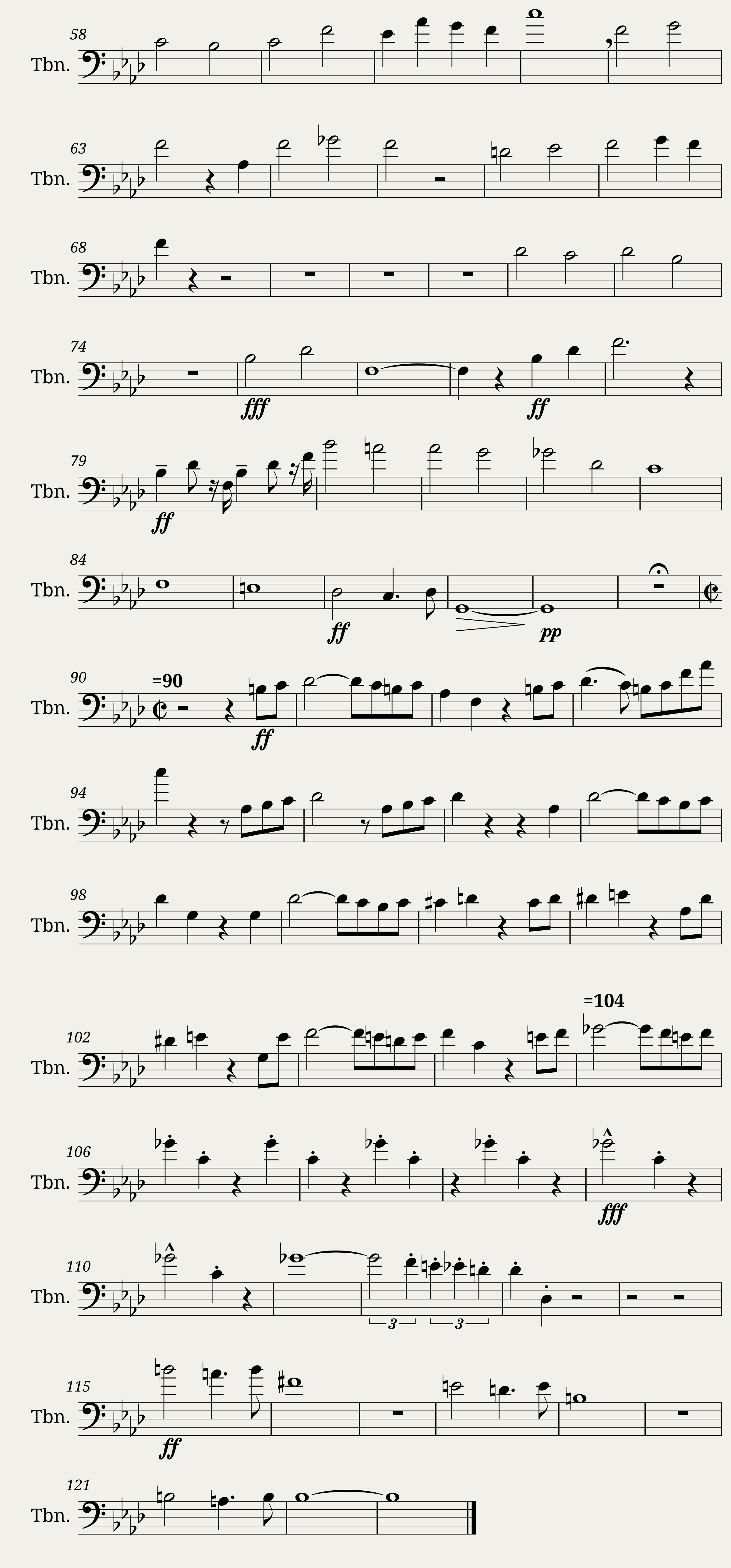 Mahler No. 2 Trombone 1 — 2/2