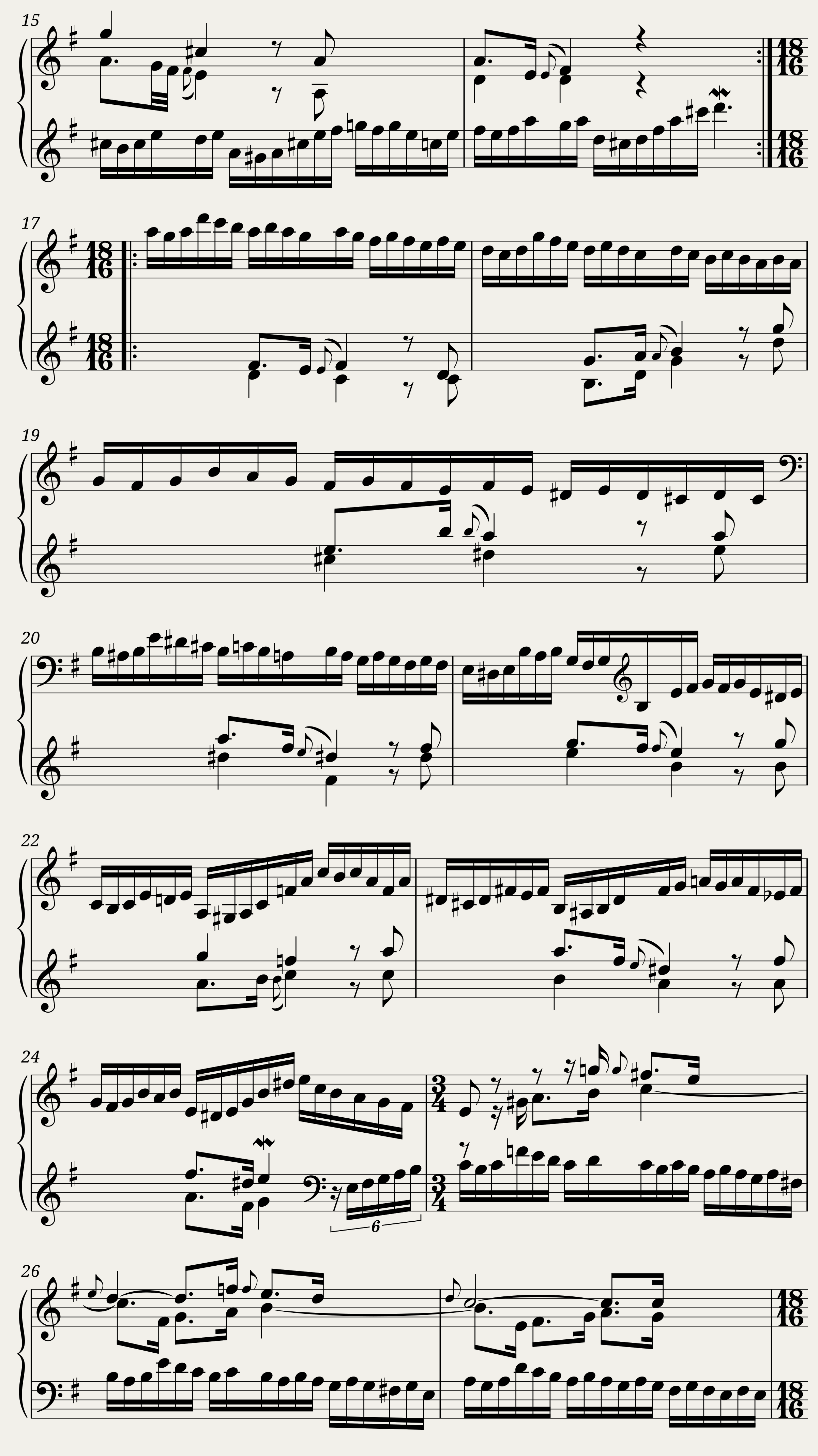 Variatio 28 a 2 Clav. — 2/3