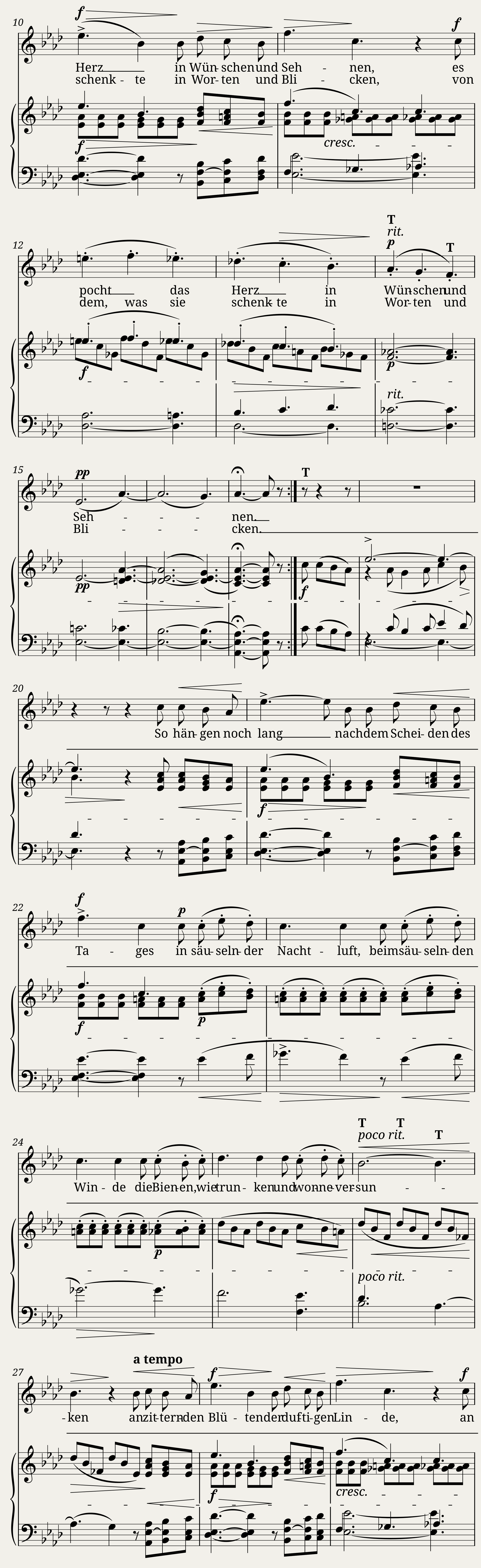Brahms Johannes - 6 Songs Op.6 No.3 - Nachwirkung — 2/3