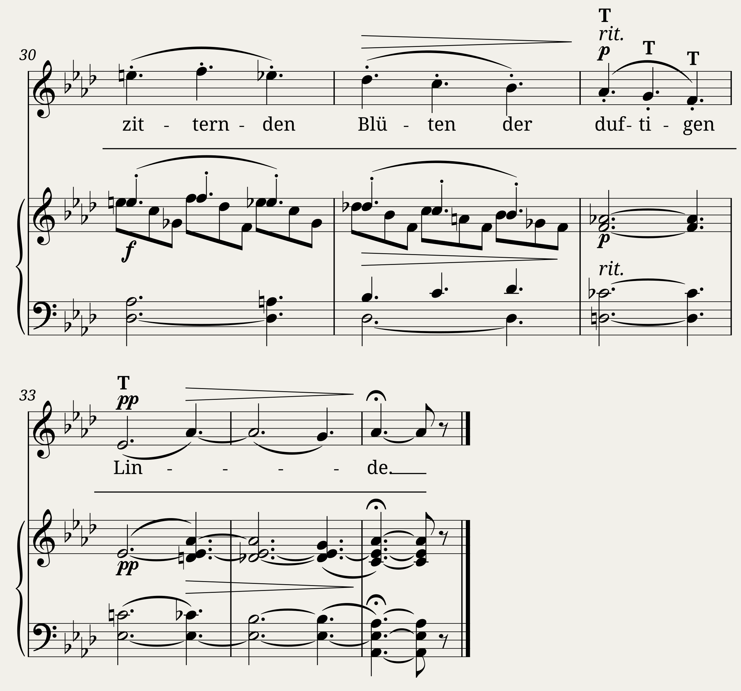 Brahms Johannes - 6 Songs Op.6 No.3 - Nachwirkung — 3/3