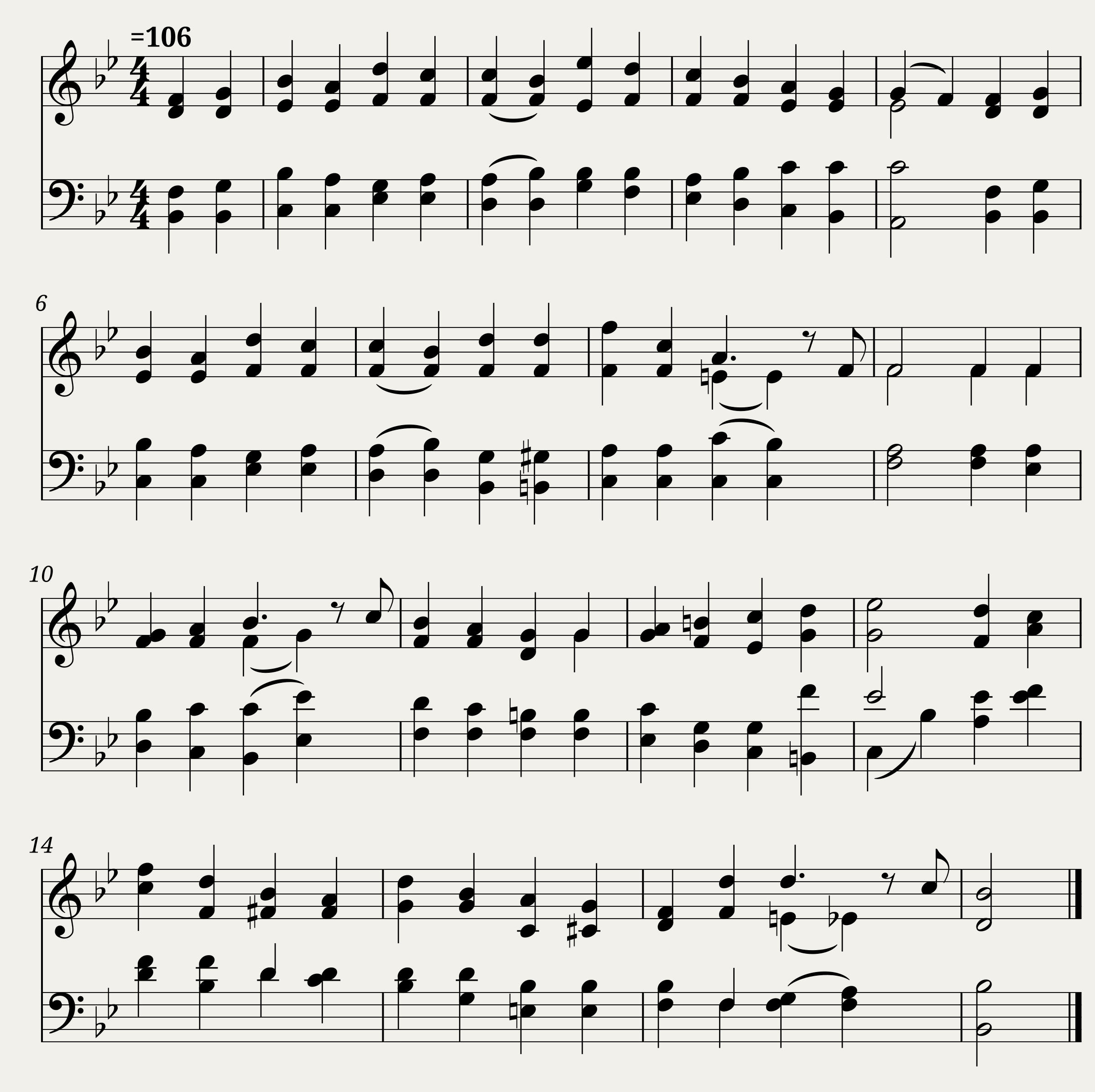 Hark! the angels bright are singing - H. Elliot Button