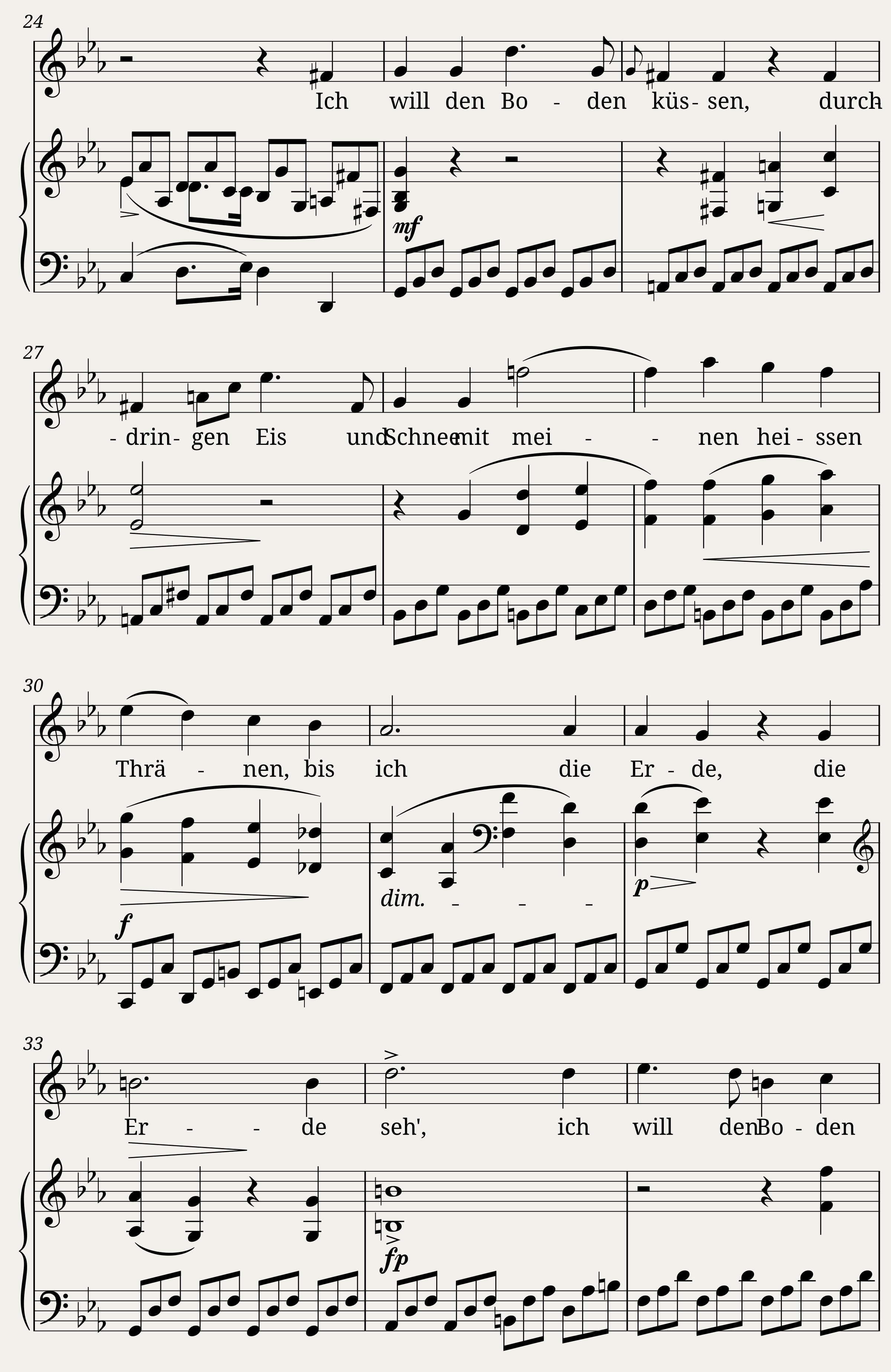 Schubert Franz - Winterreise D.911 No.9 - Irrlicht — 2/2