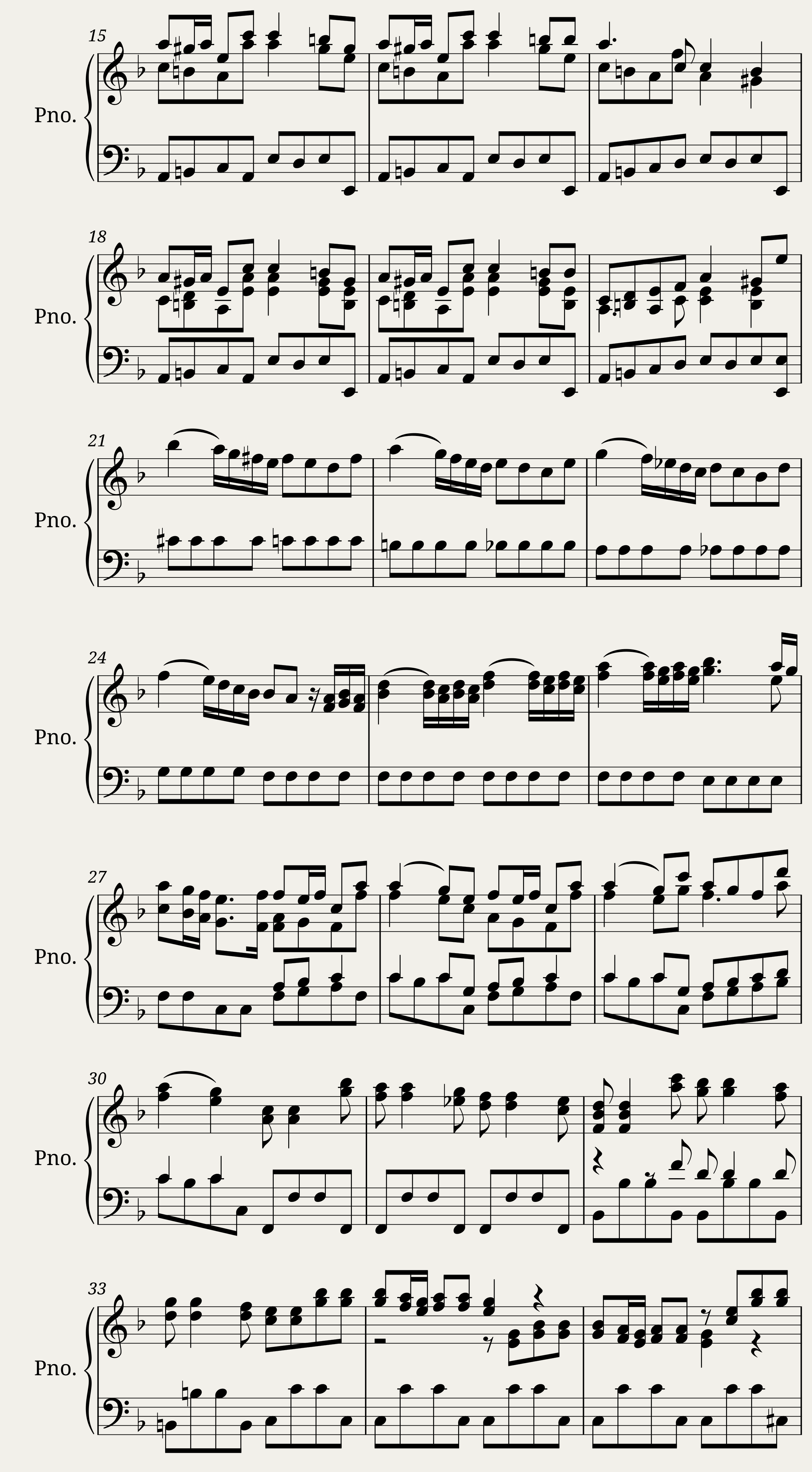 Vivaldi Concerto for Two Oboes (RV 535) II. Allegro Piano Transcription — 2/3