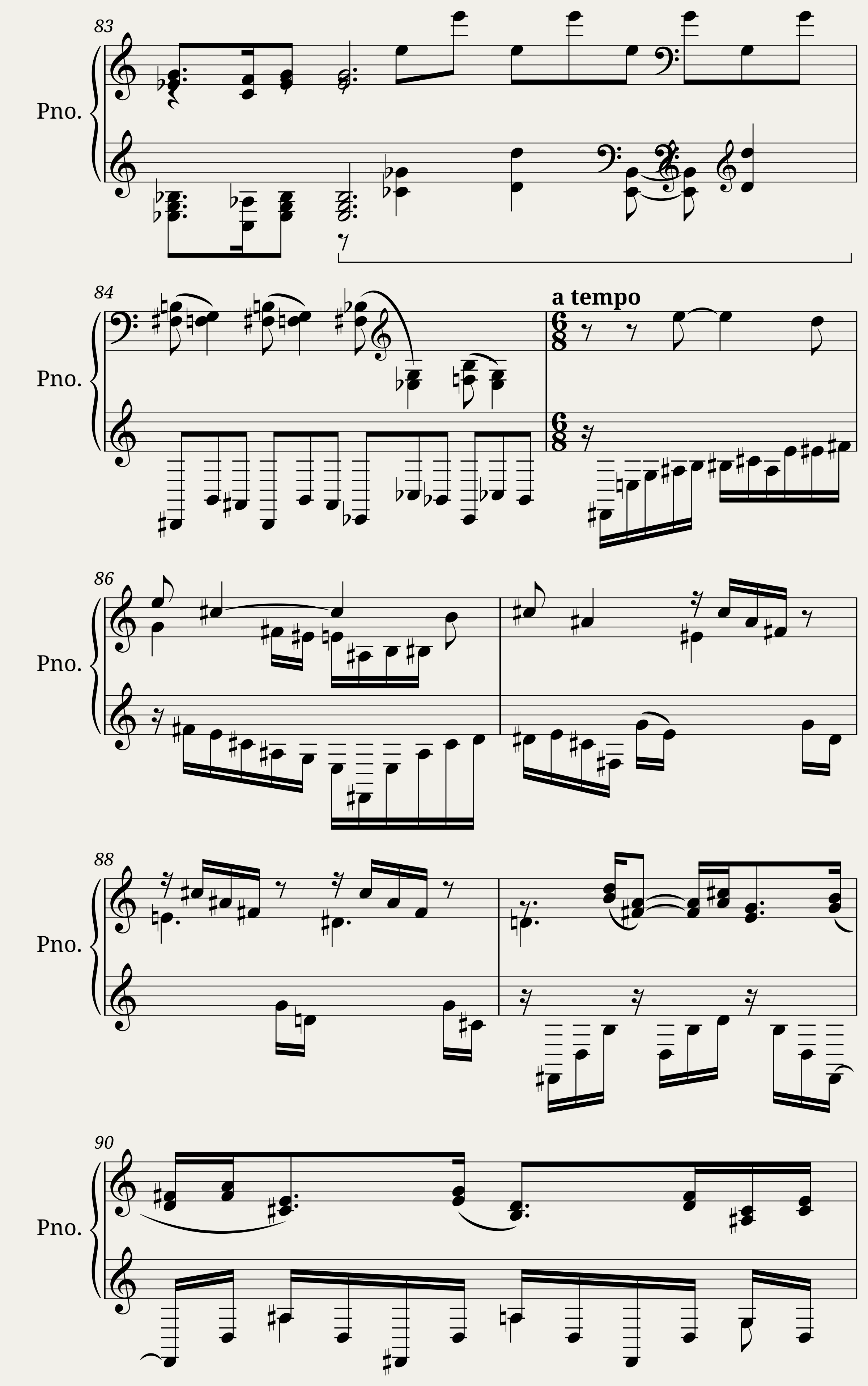 Rachmaninoff - Piano Sonata no. 2 1st Movement — 11/20