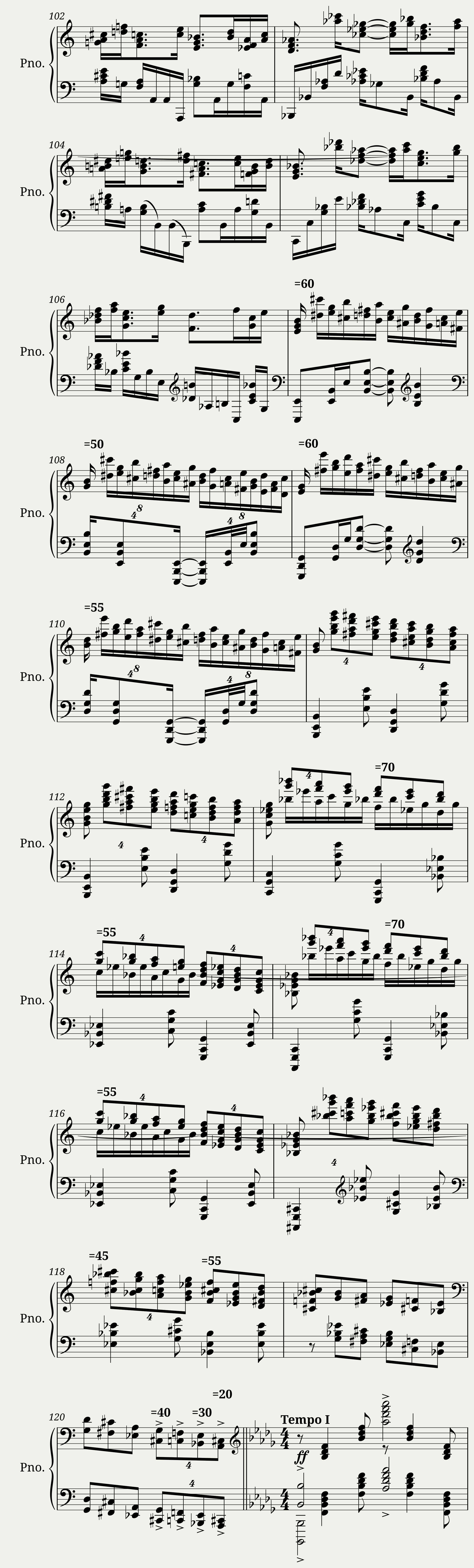 Rachmaninoff - Piano Sonata no. 2 1st Movement — 13/20