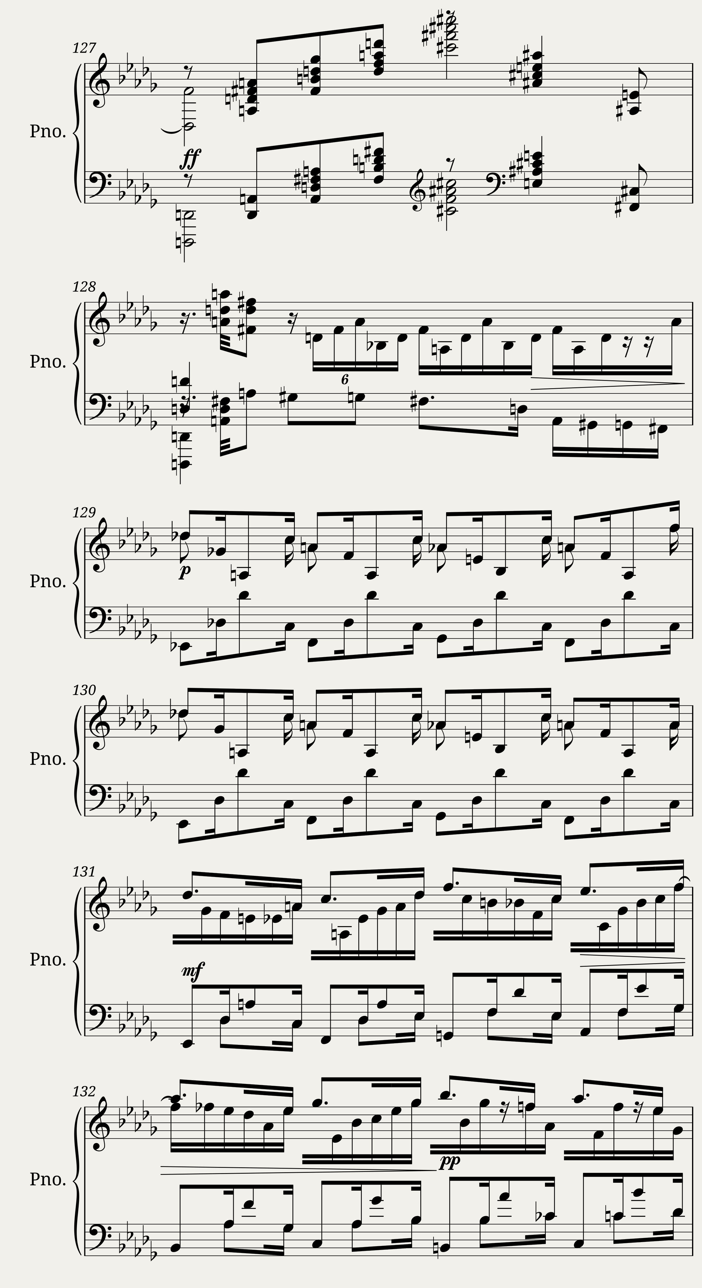 Rachmaninoff - Piano Sonata no. 2 1st Movement — 15/20
