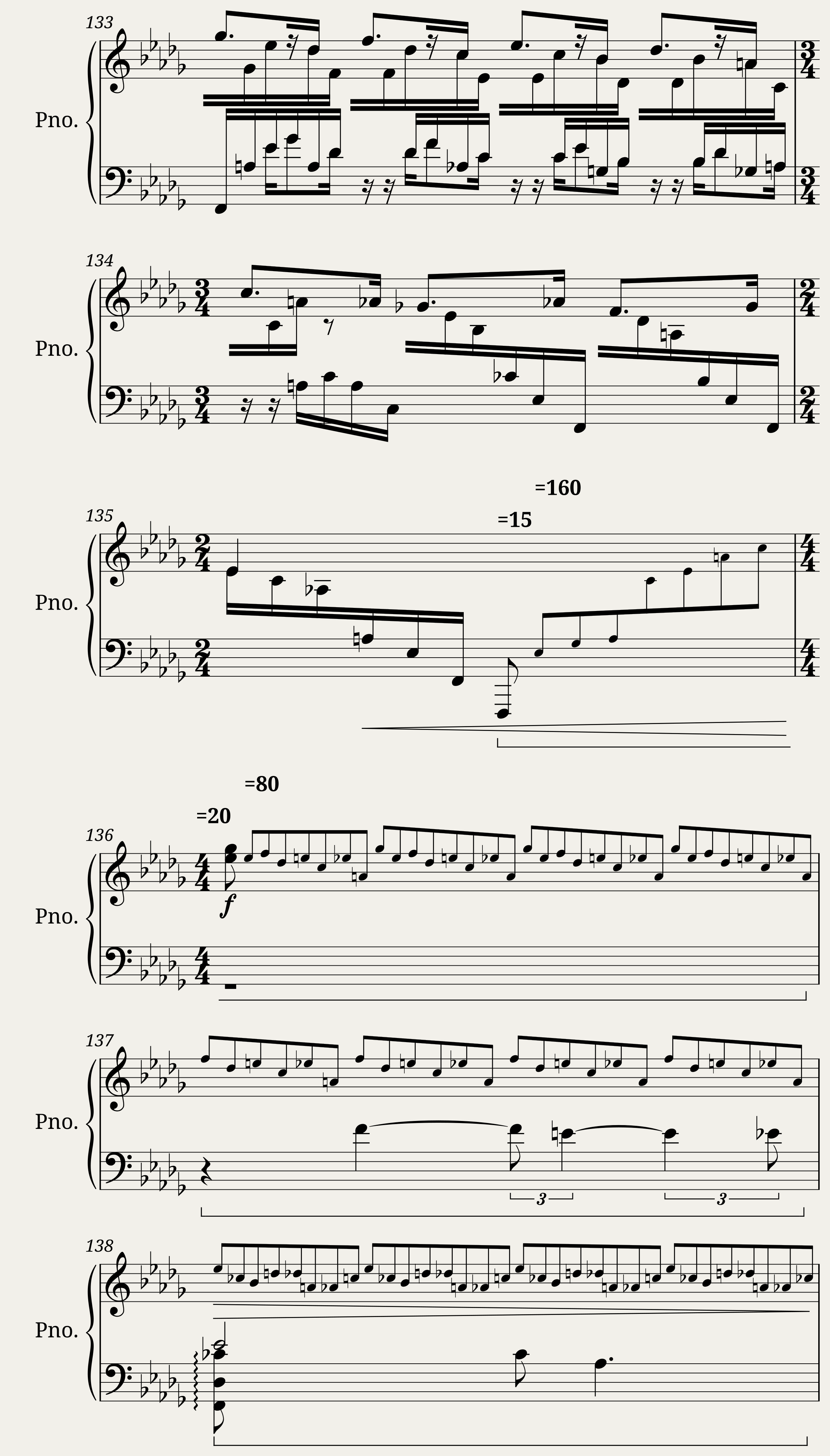 Rachmaninoff - Piano Sonata no. 2 1st Movement — 16/20