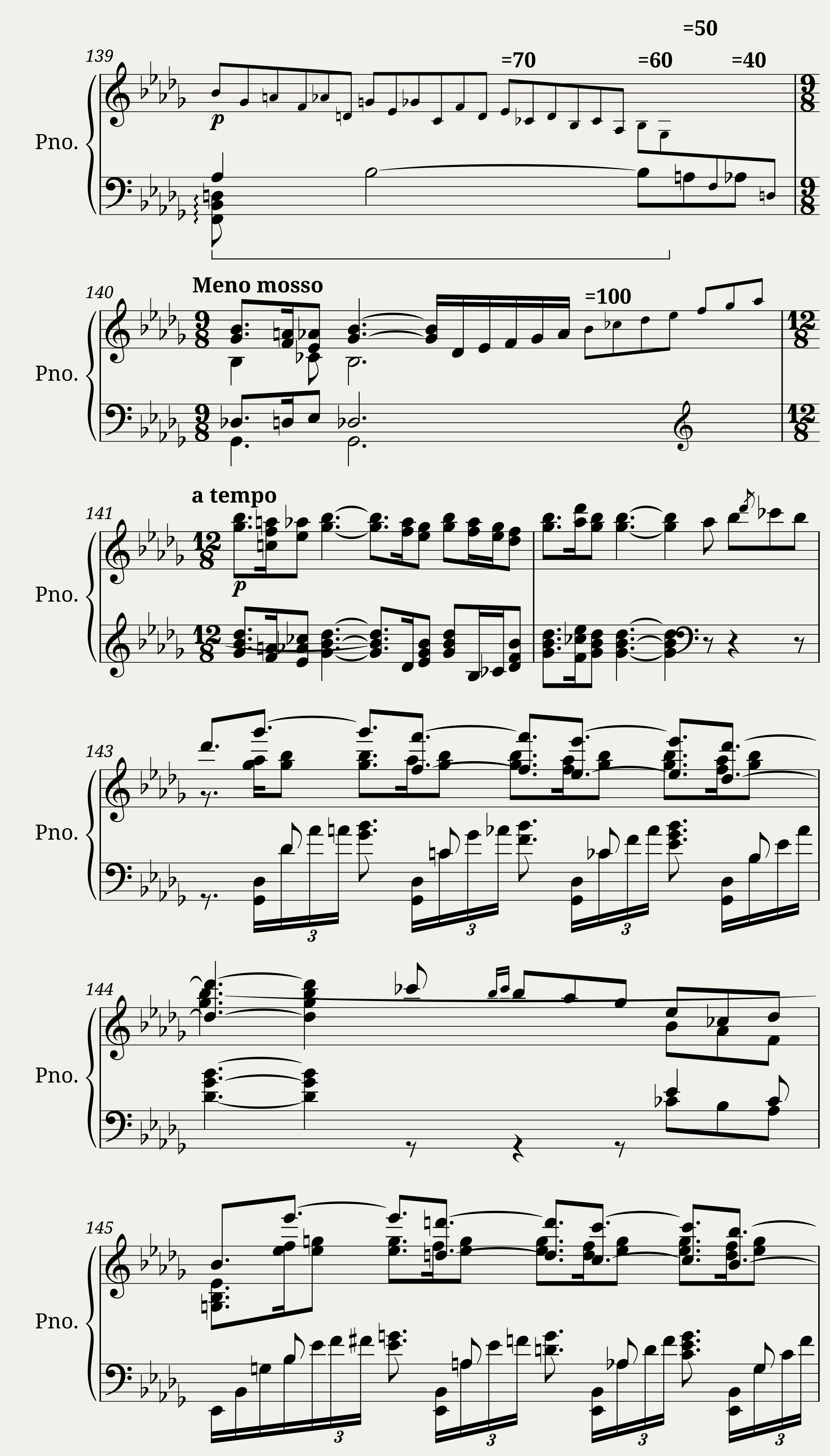 Rachmaninoff - Piano Sonata no. 2 1st Movement — 17/20