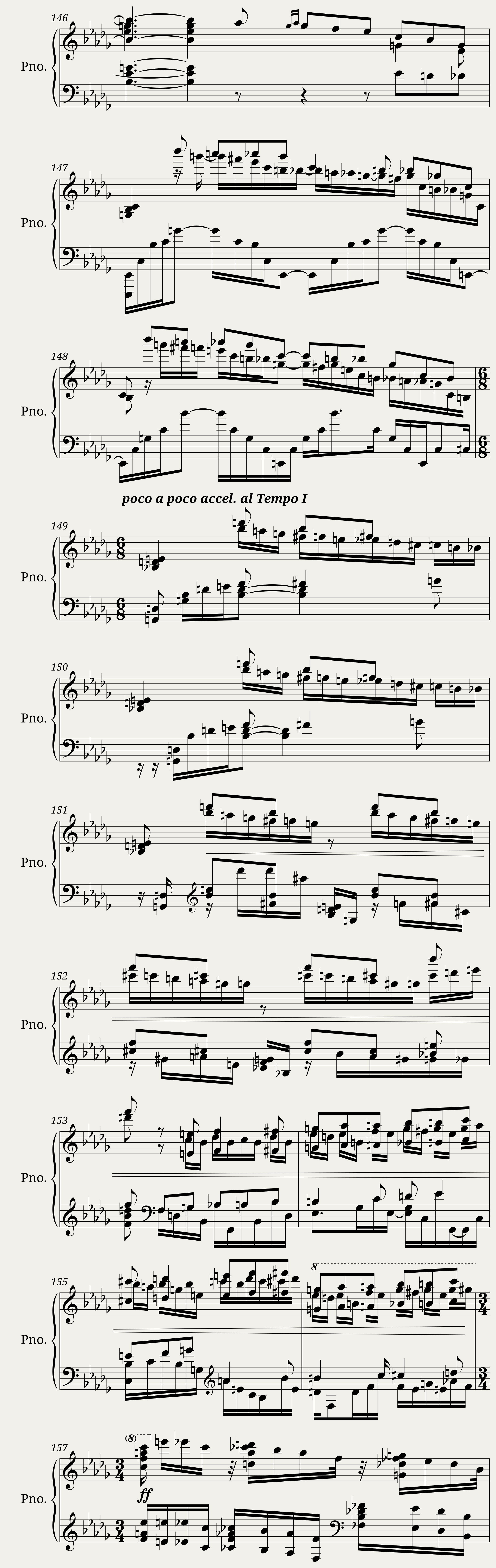 Rachmaninoff - Piano Sonata no. 2 1st Movement — 18/20