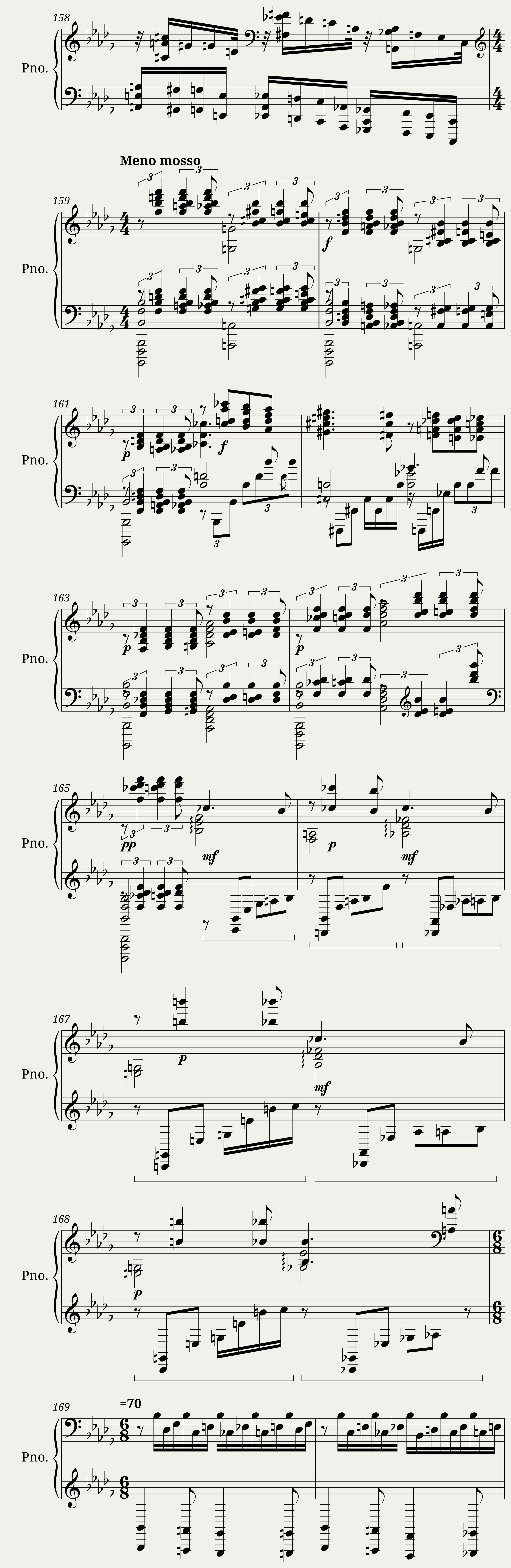 Rachmaninoff - Piano Sonata no. 2 1st Movement — 19/20