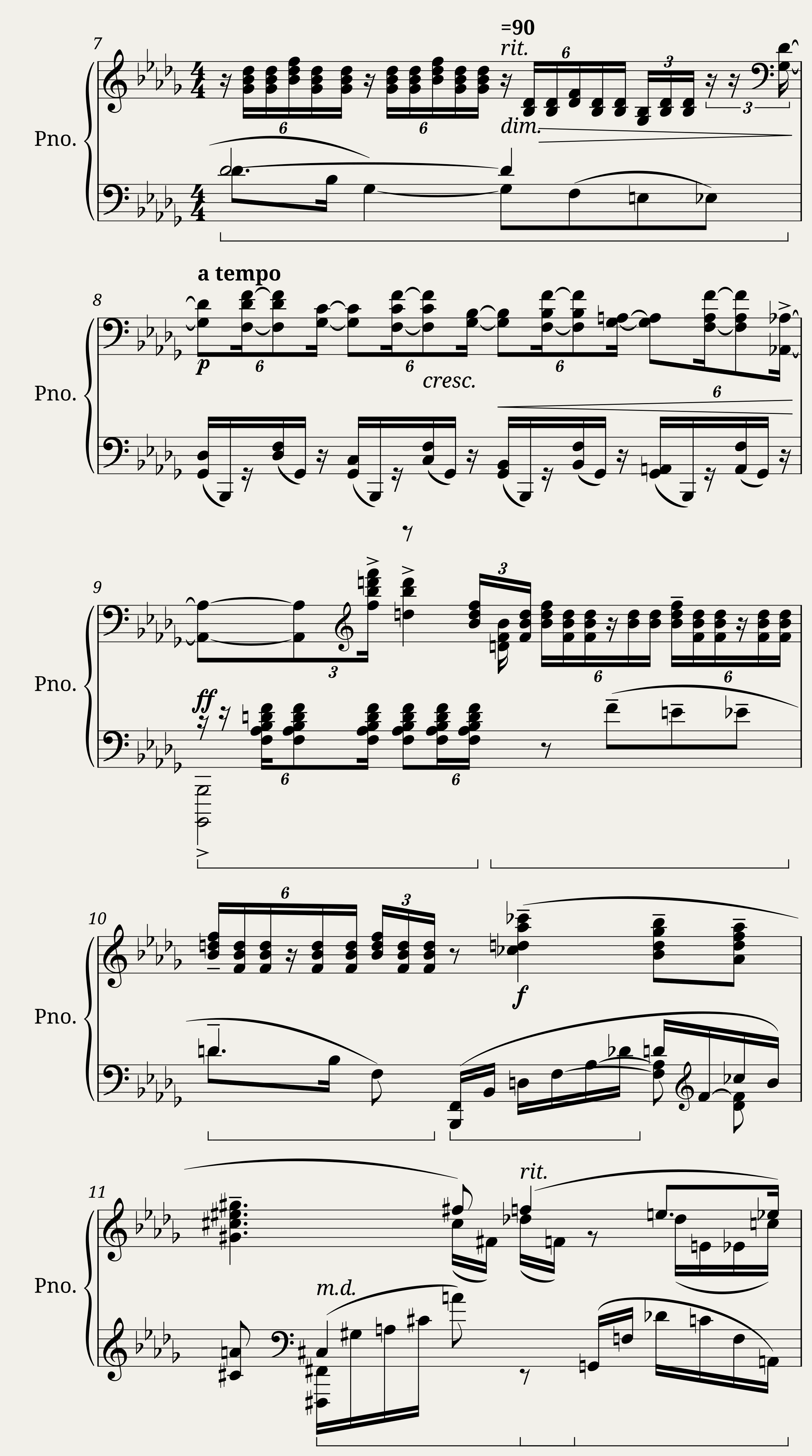 Rachmaninoff - Piano Sonata no. 2 1st Movement — 2/20