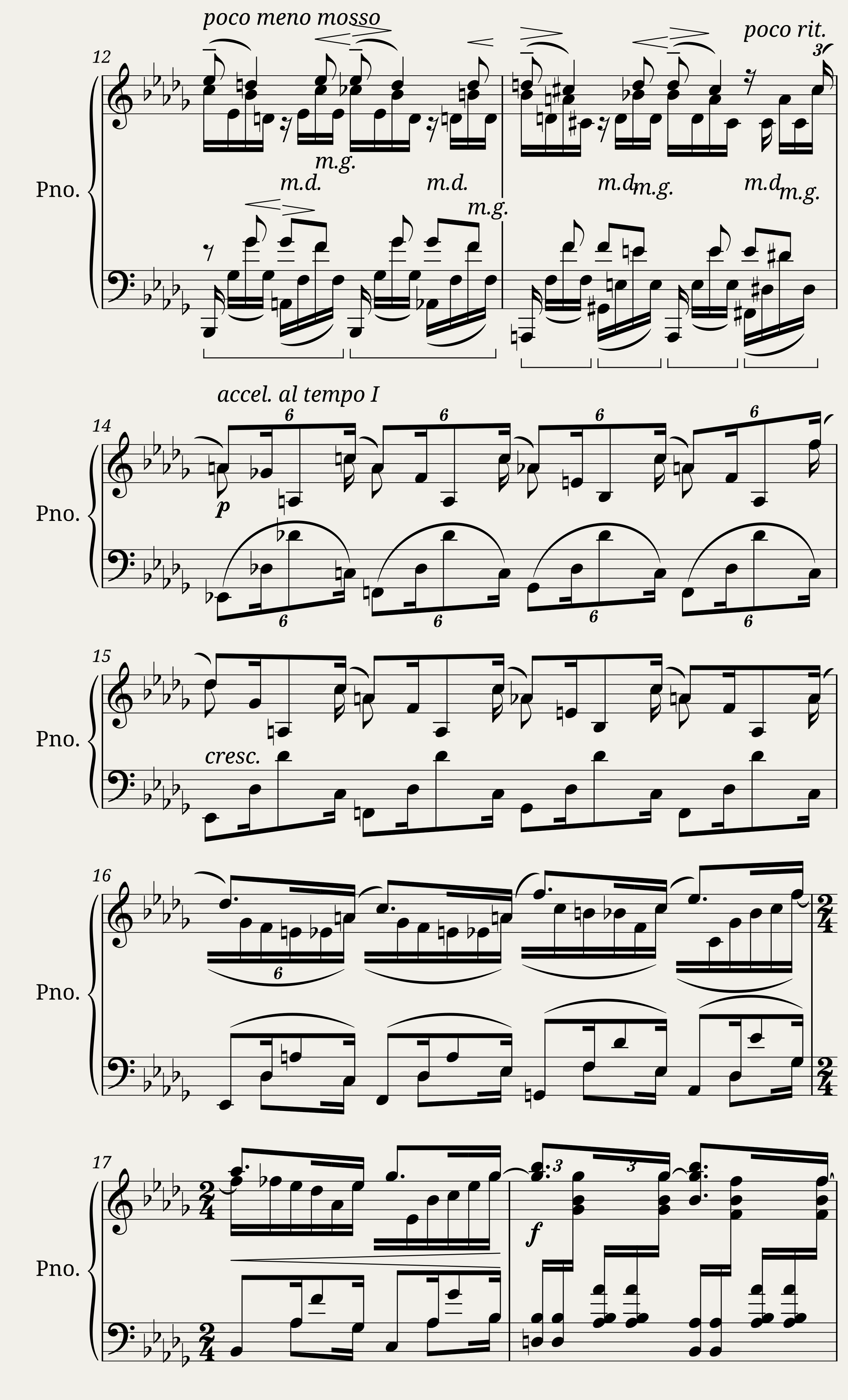 Rachmaninoff - Piano Sonata no. 2 1st Movement — 3/20