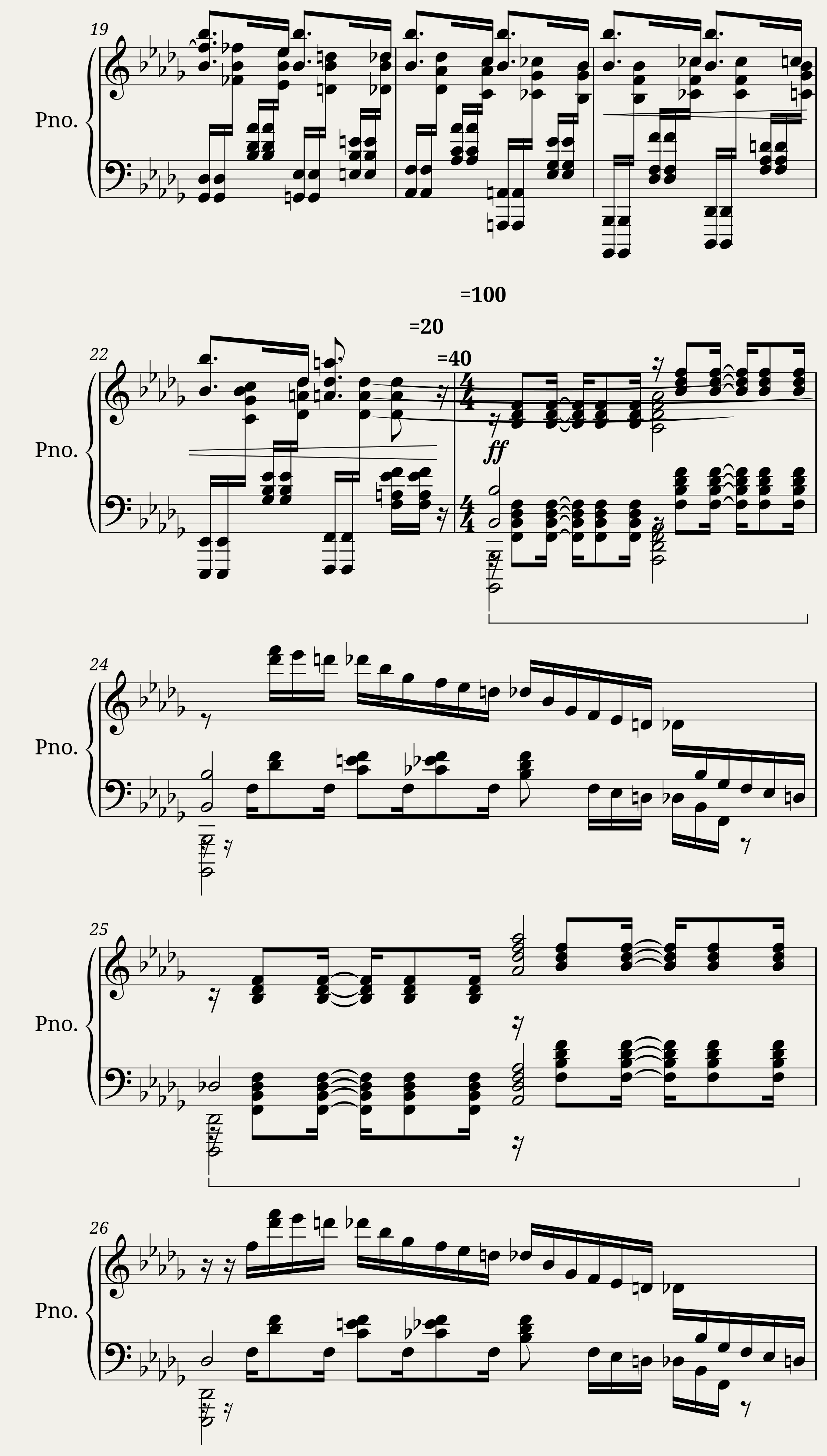 Rachmaninoff - Piano Sonata no. 2 1st Movement — 4/20