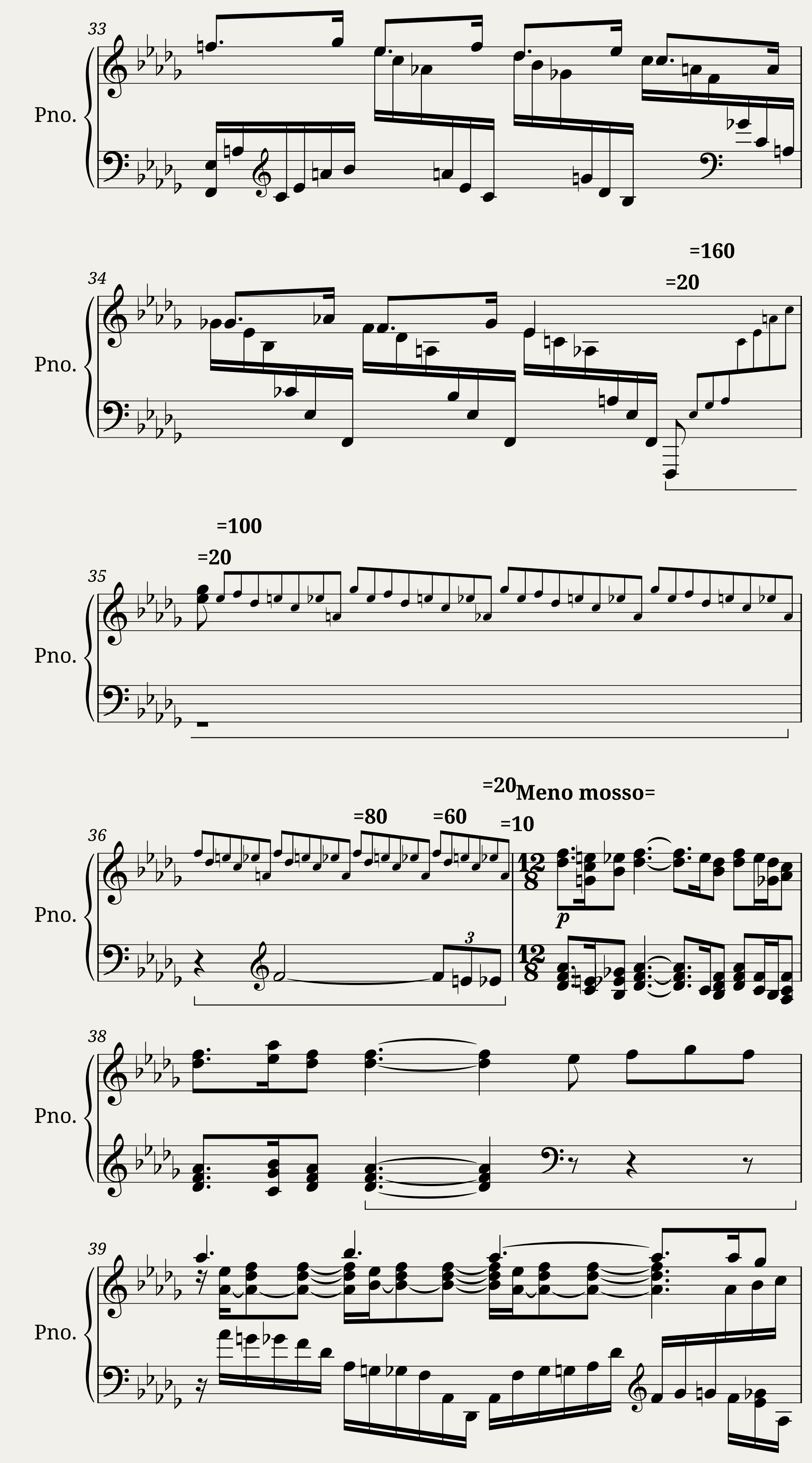 Rachmaninoff - Piano Sonata no. 2 1st Movement — 6/20