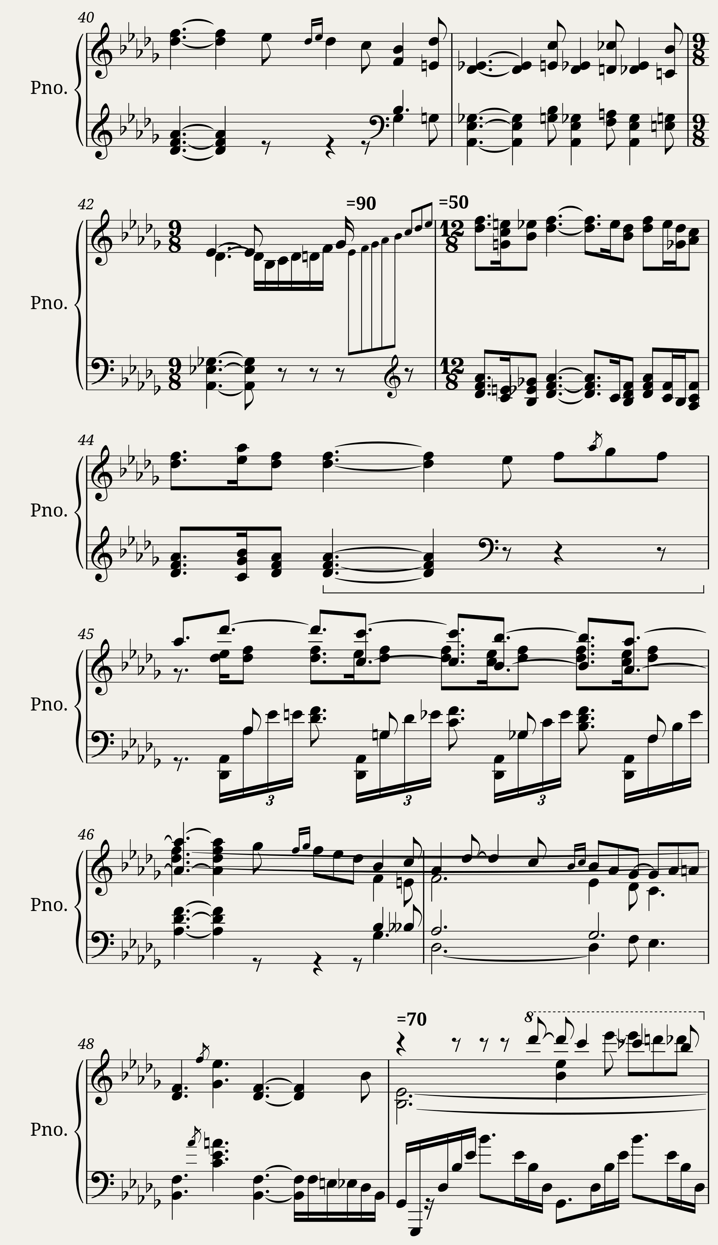 Rachmaninoff - Piano Sonata no. 2 1st Movement — 7/20
