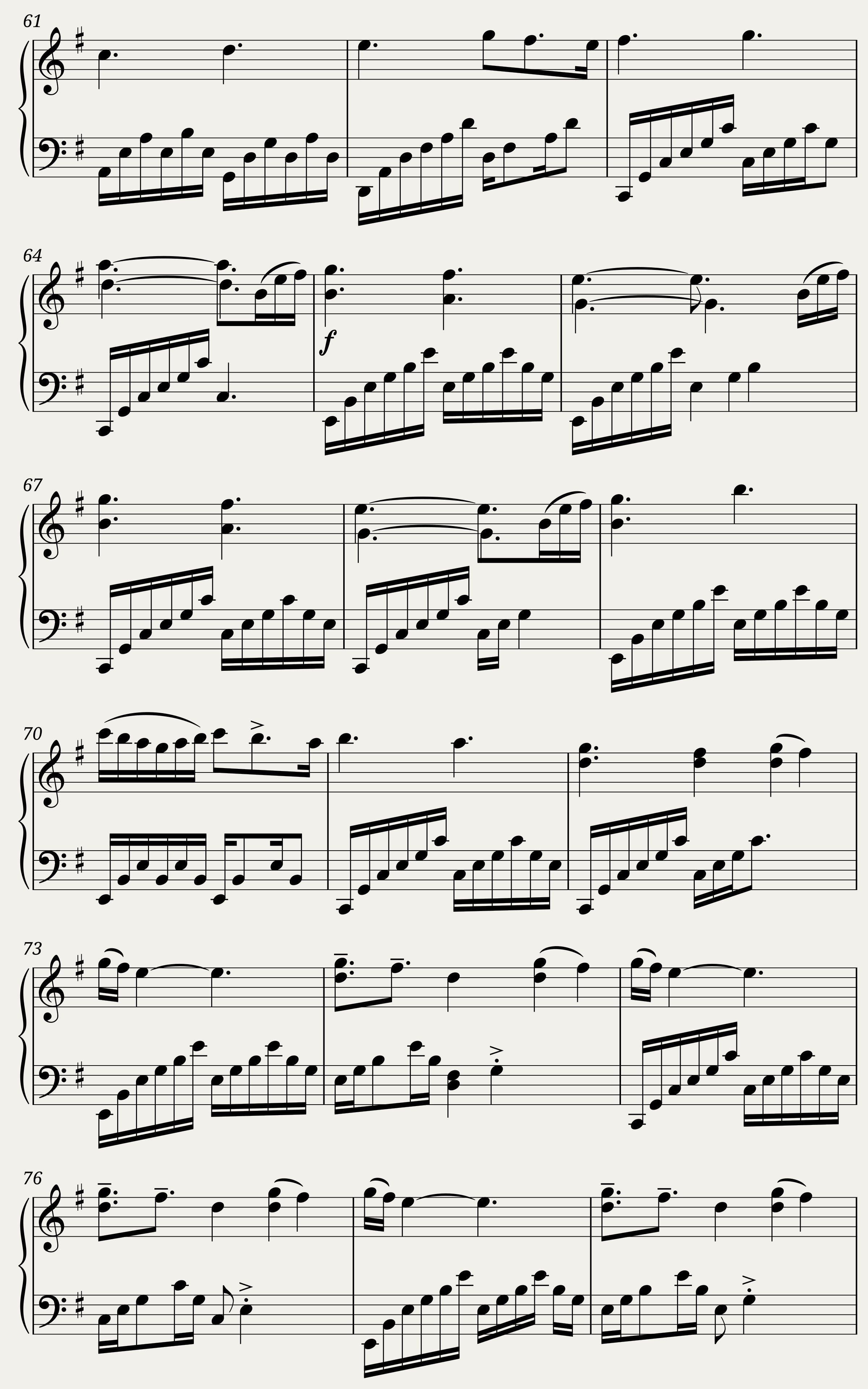 Sonatina of the Pianist and the Fly — 4/4