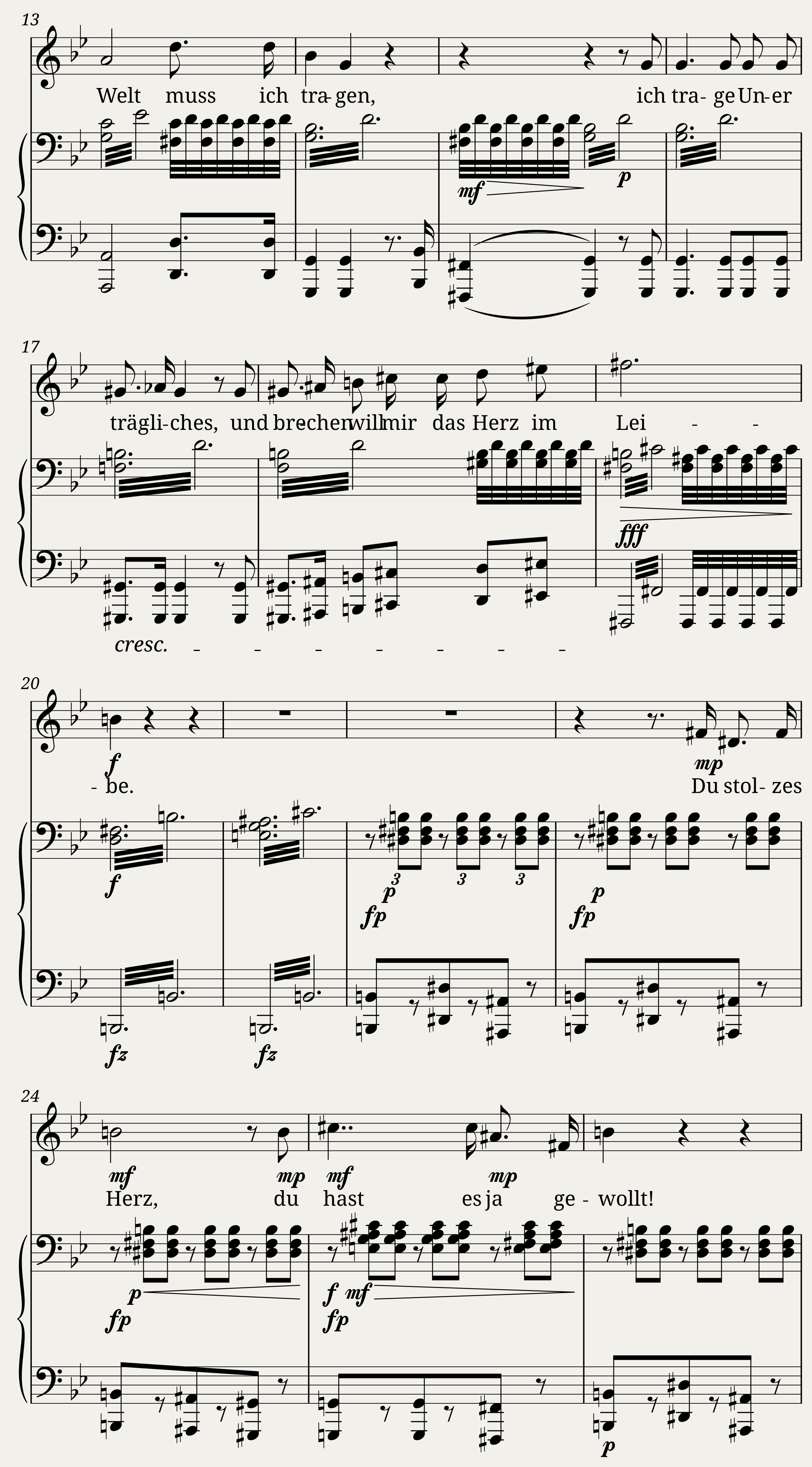 Schubert Franz - Winterreise D.911 No.3 - Gefrorne Tränen — 2/3