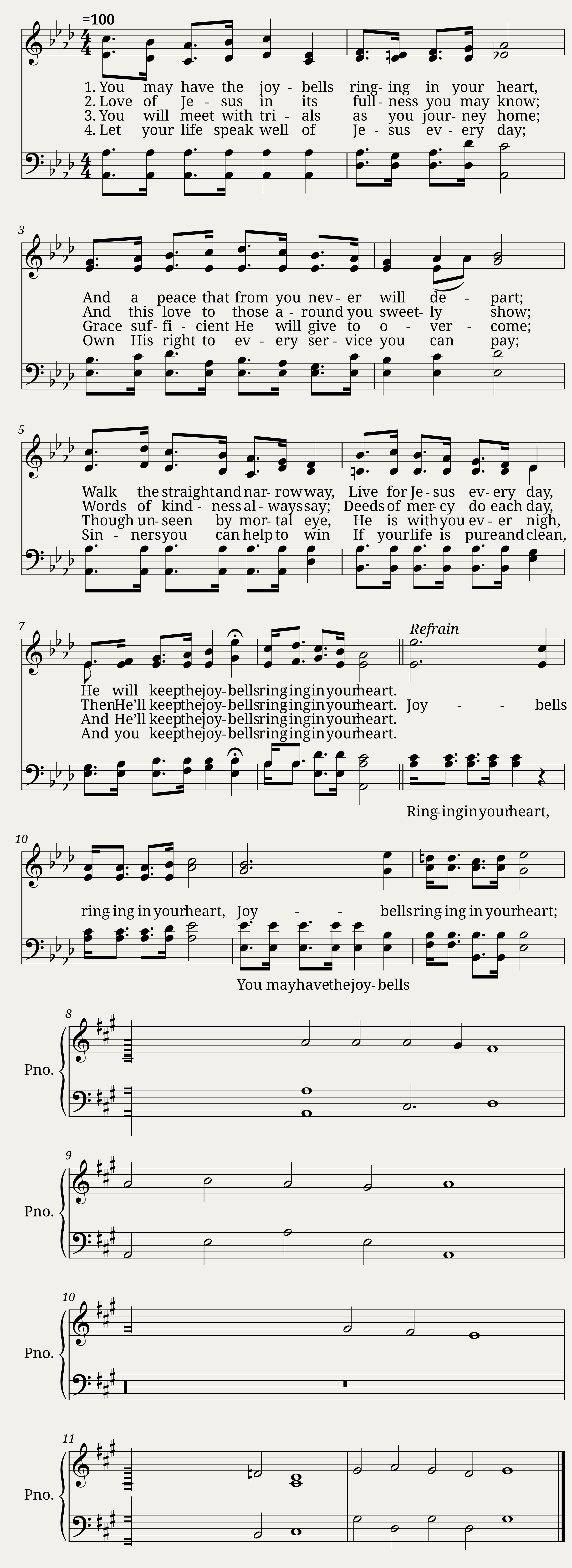 You may have the joy-bells - William J. Kirkpatrick