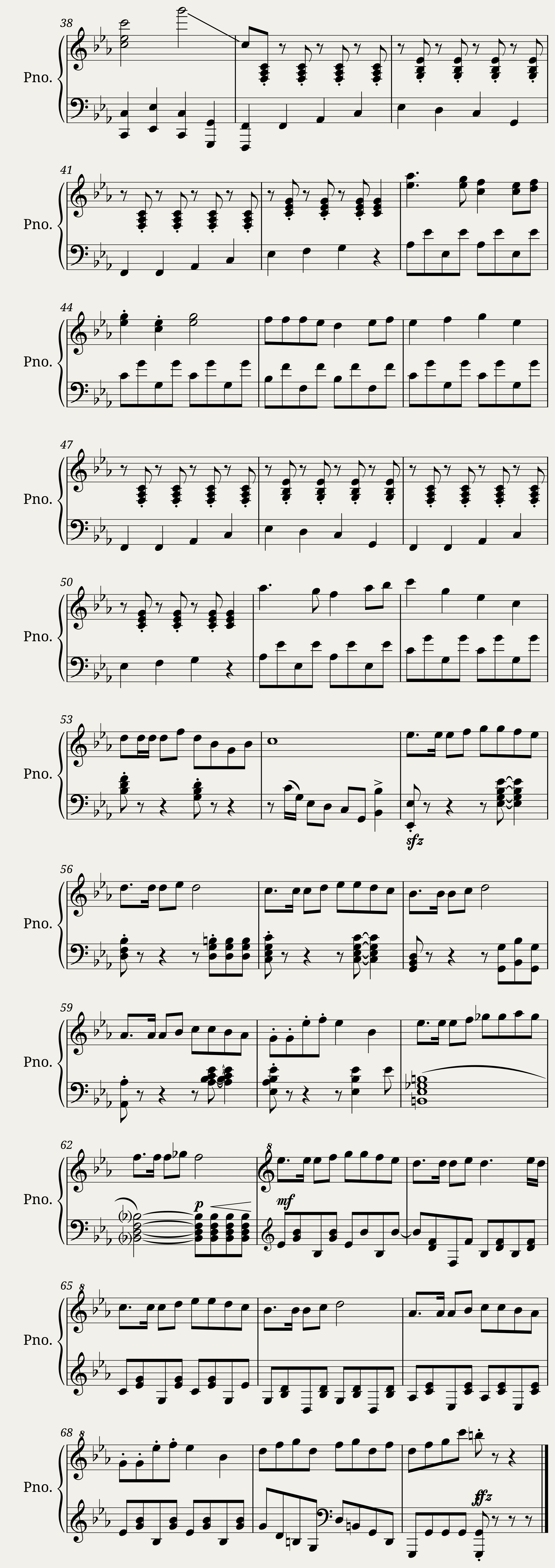Kirby's Dreamland (piano cover) — 2/2