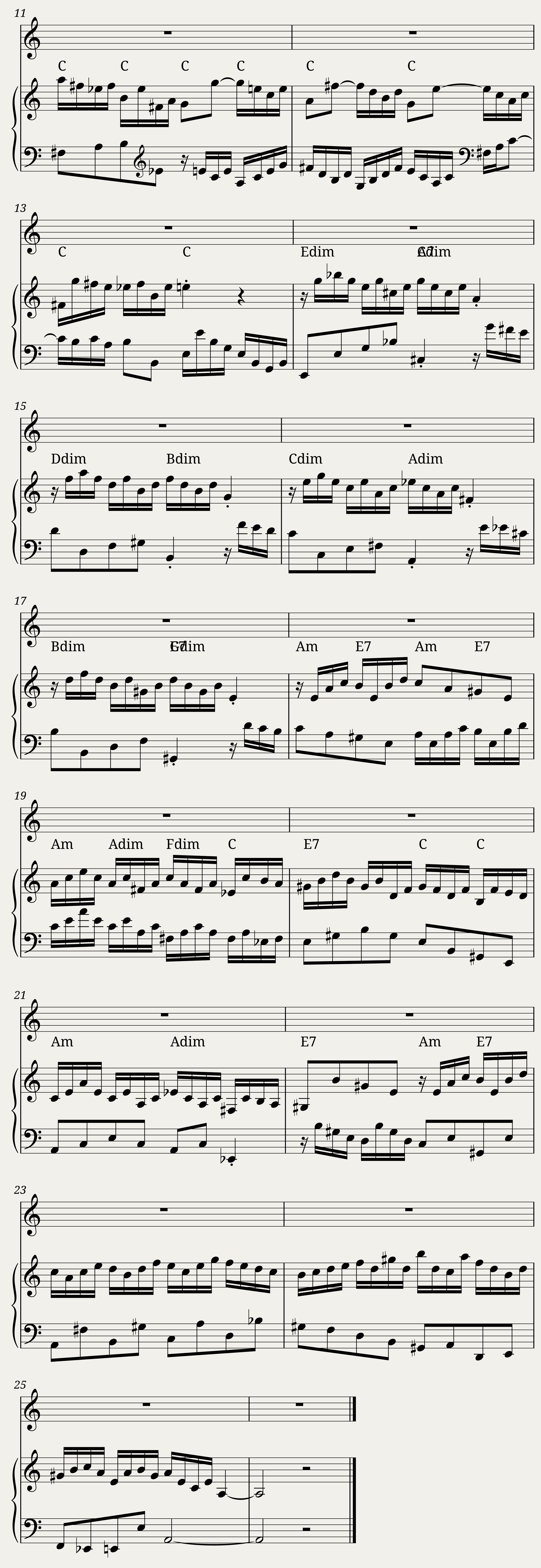js bach invention 13 a minor — 2/2