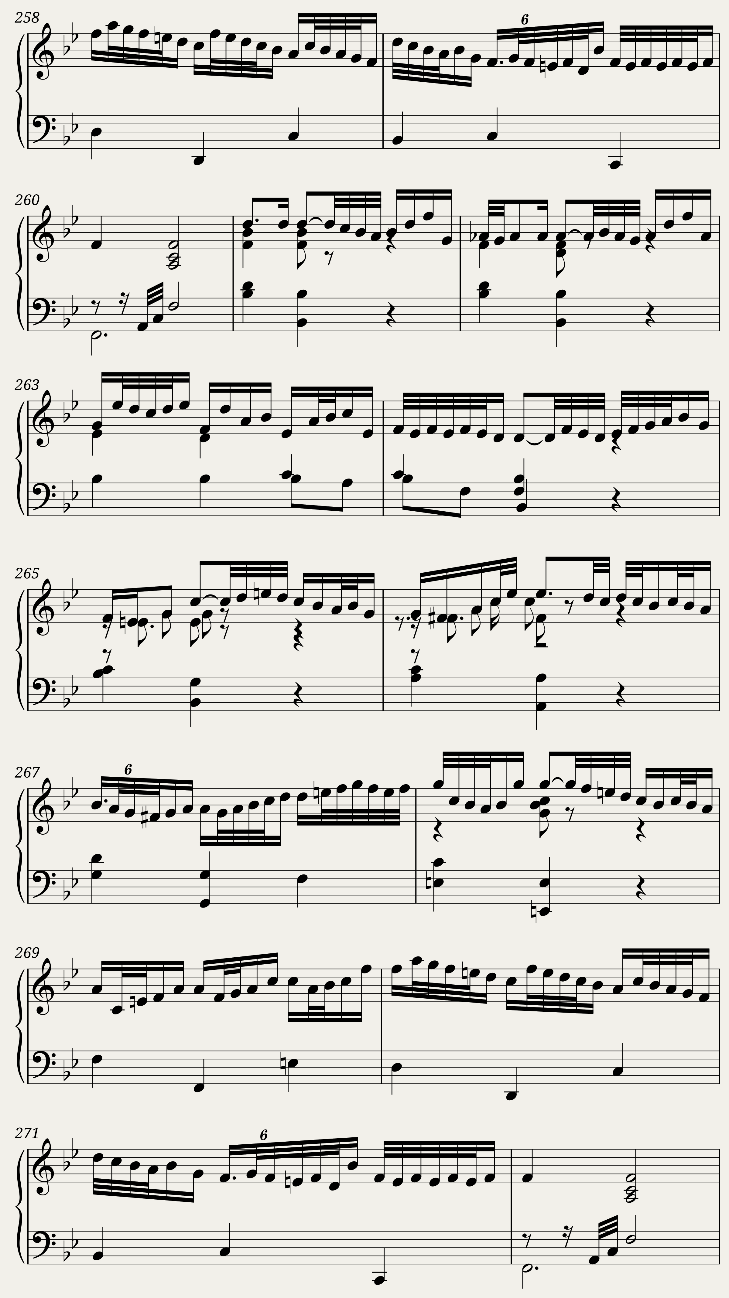 BWV 825: Partita I (A = 415 Hz) — 15/25