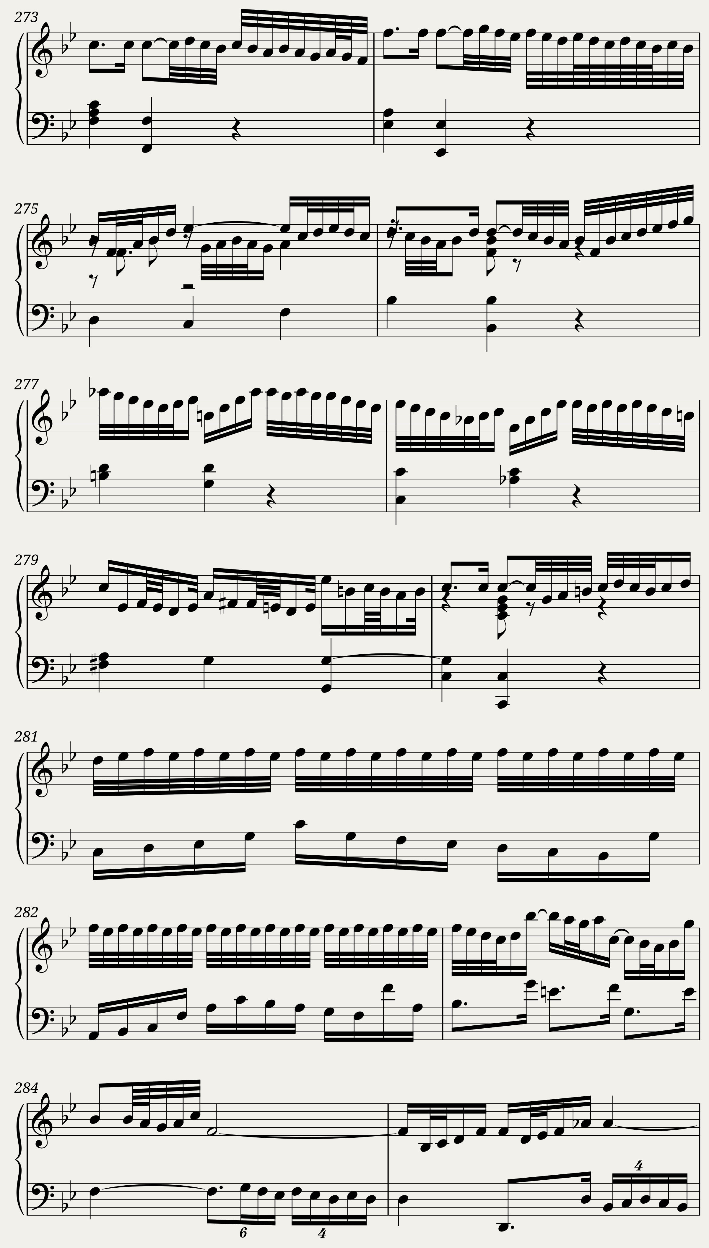 BWV 825: Partita I (A = 415 Hz) — 16/25
