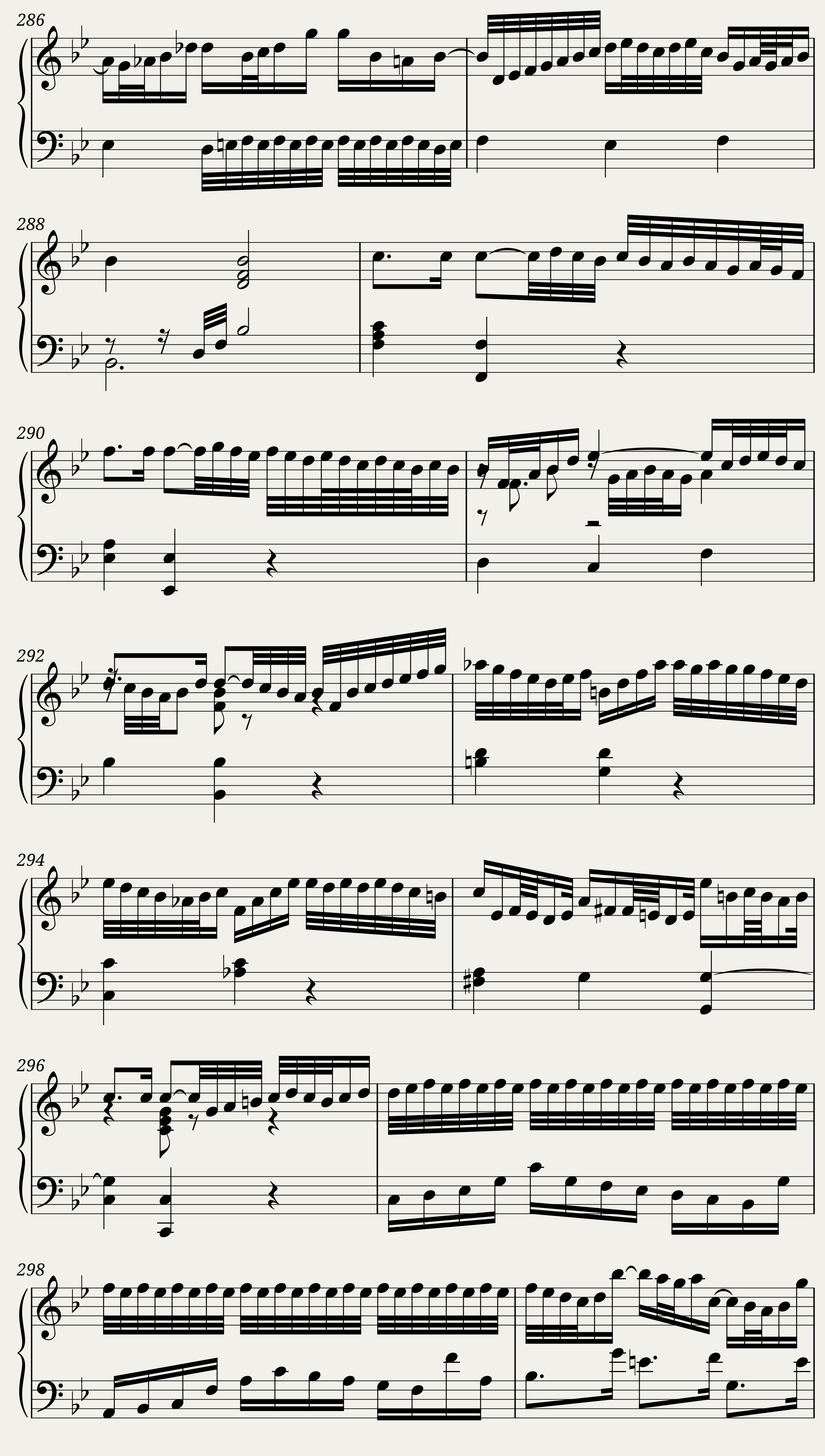 BWV 825: Partita I (A = 415 Hz) — 17/25