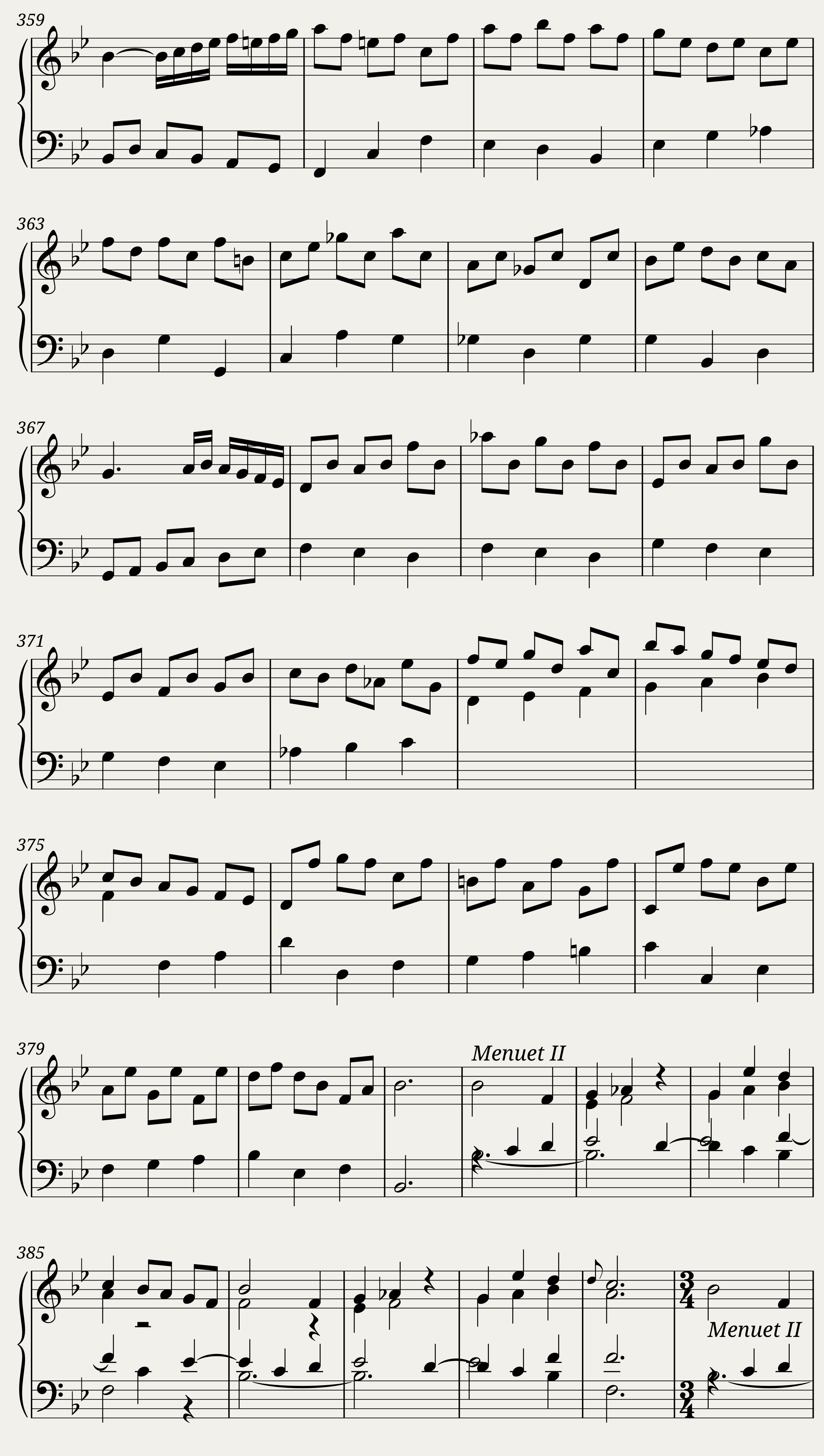 BWV 825: Partita I (A = 415 Hz) — 20/25