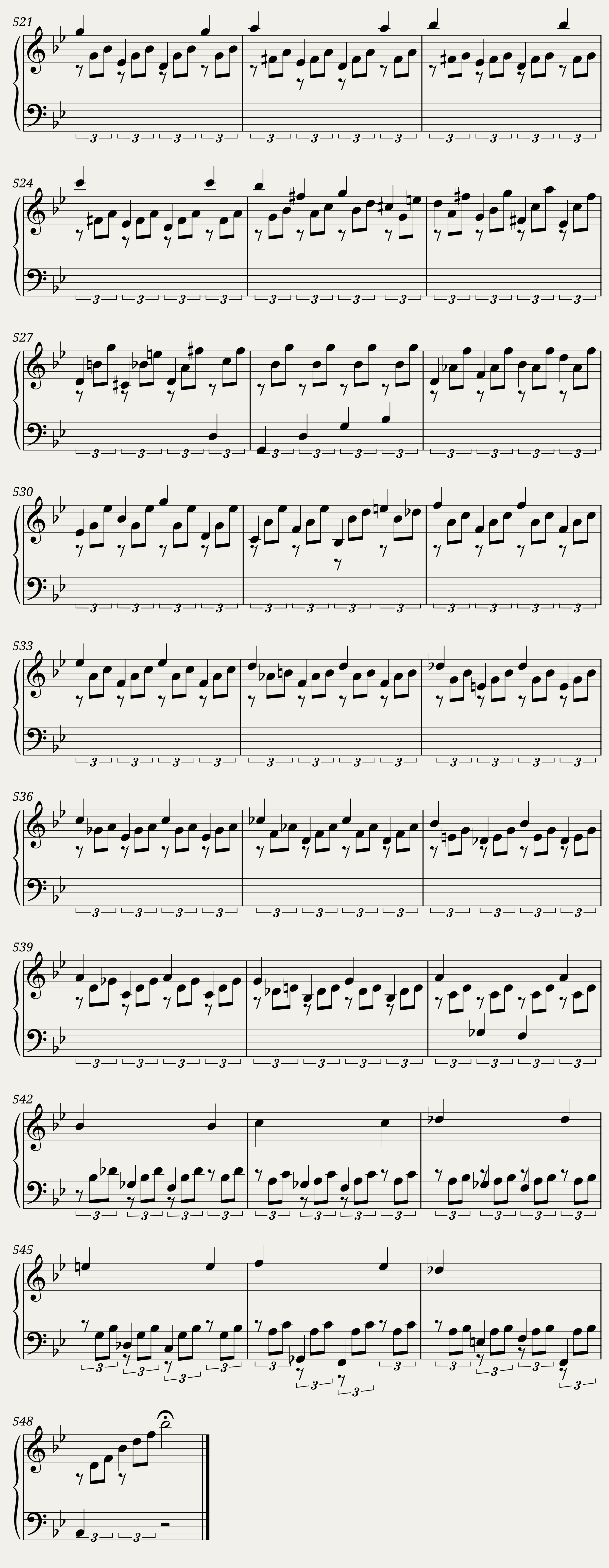 BWV 825: Partita I (A = 415 Hz) — 25/25