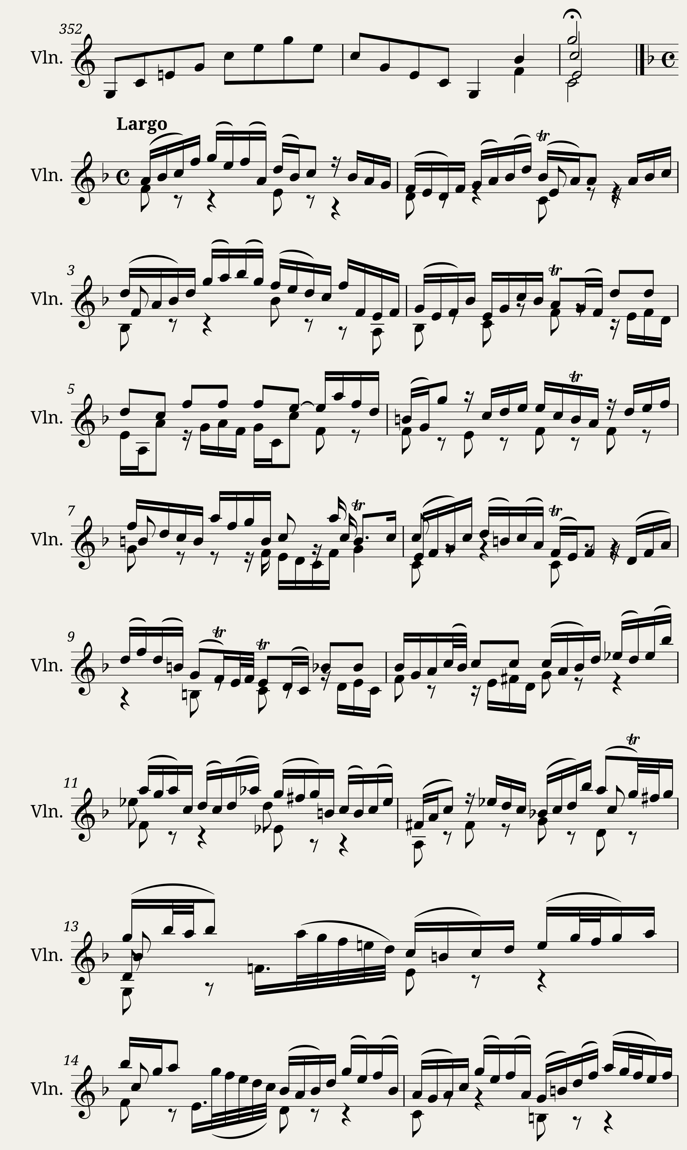 BWV 1005 — 11/14