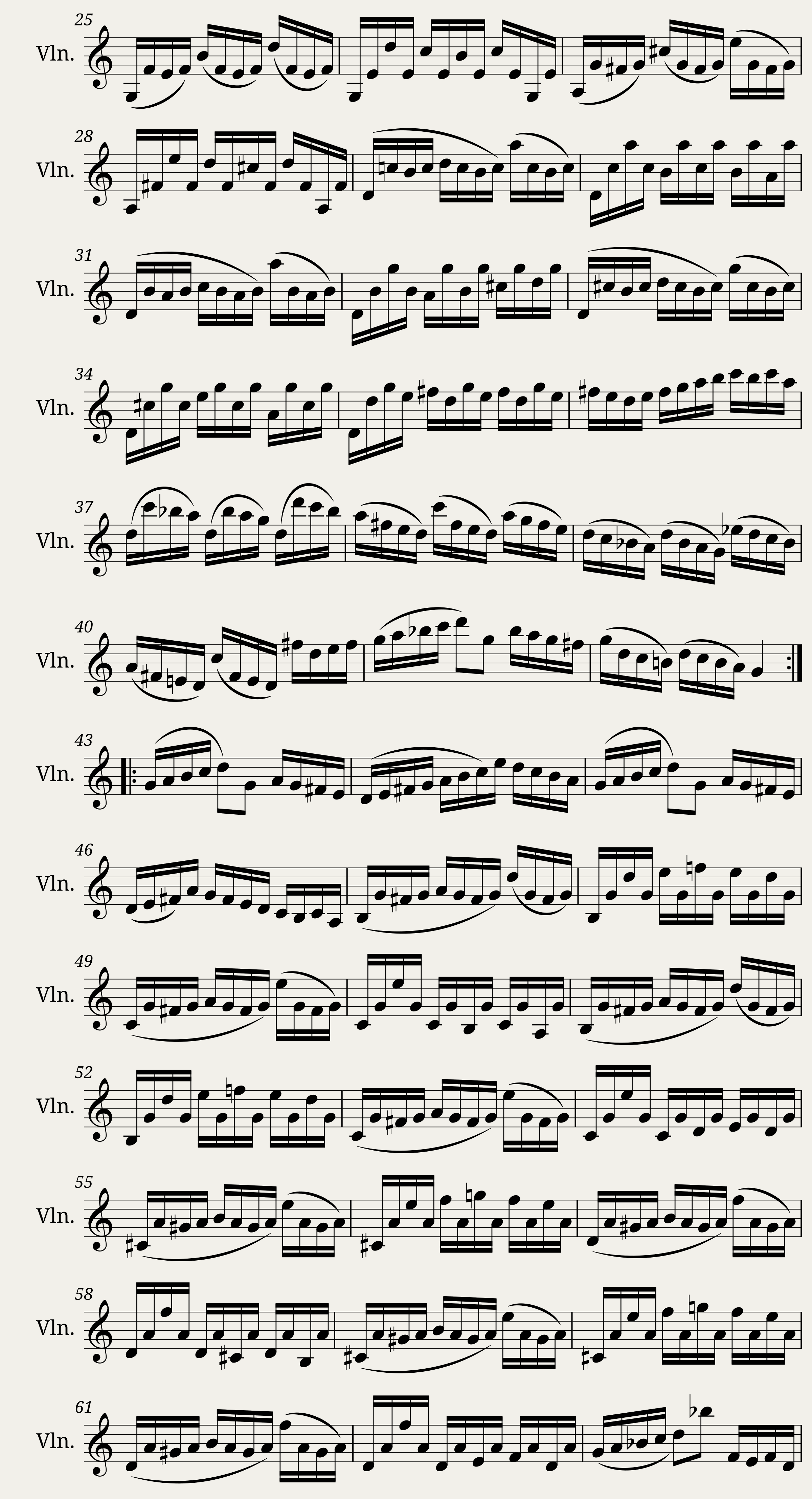 BWV 1005 — 13/14
