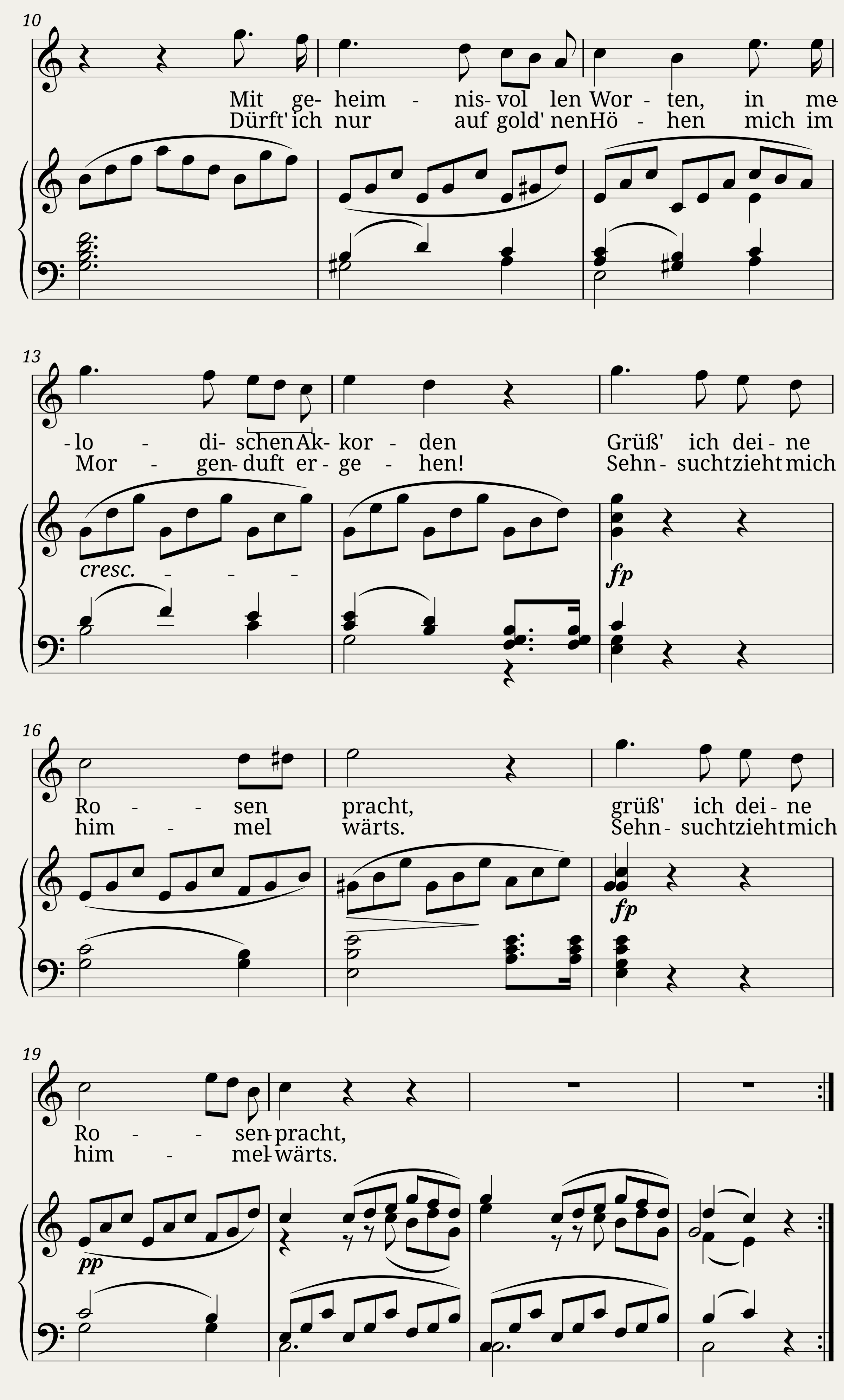 Sängers Morgenlied — 2/2