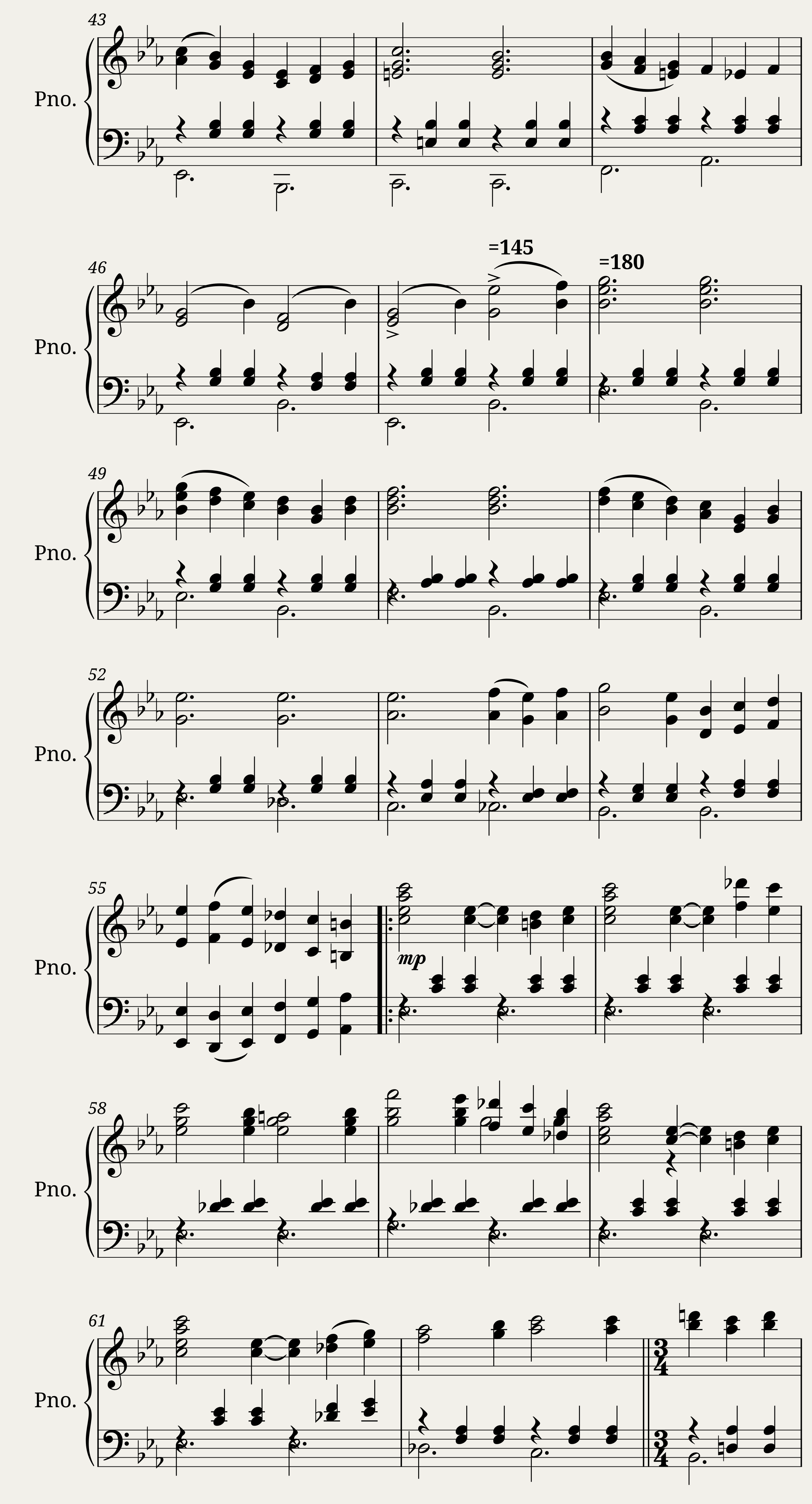 Waltz No.2 — 3/4