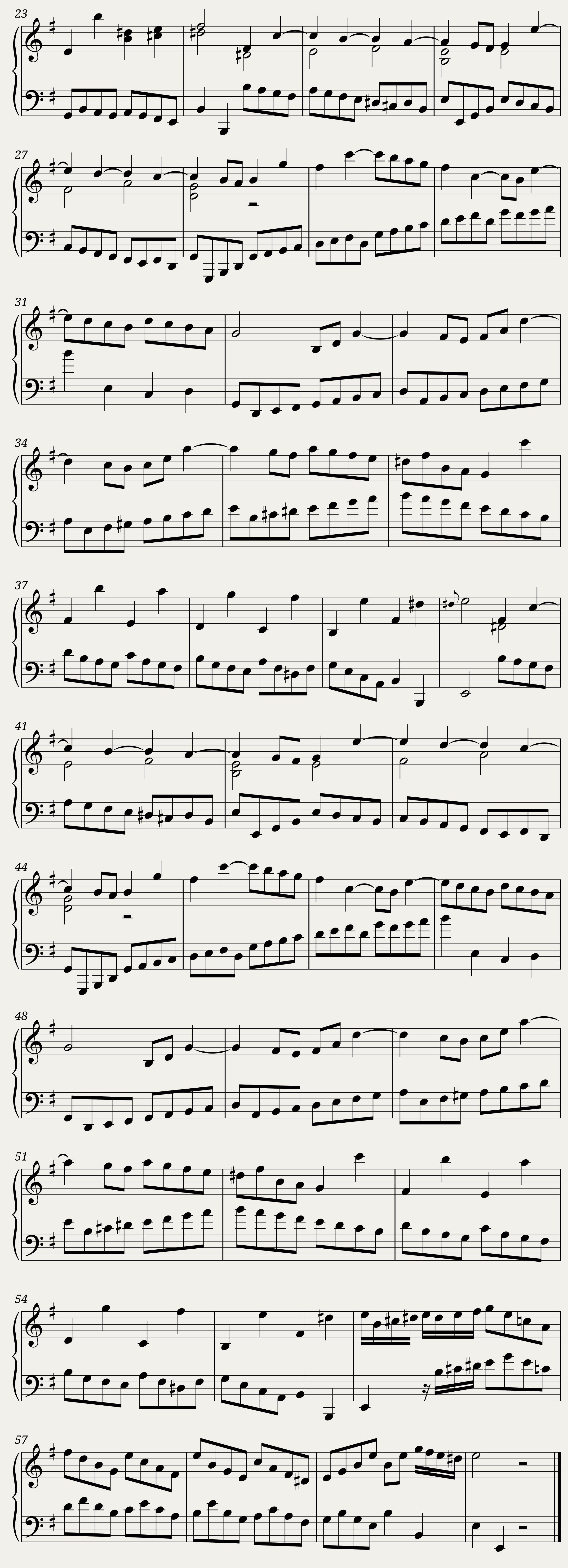 BWV 830 Partita VI Air — 2/2